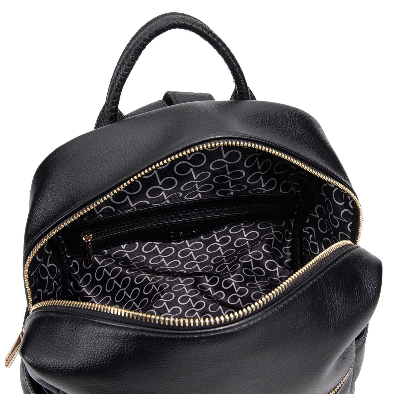 Mochila mujer Gacel negro grande-4