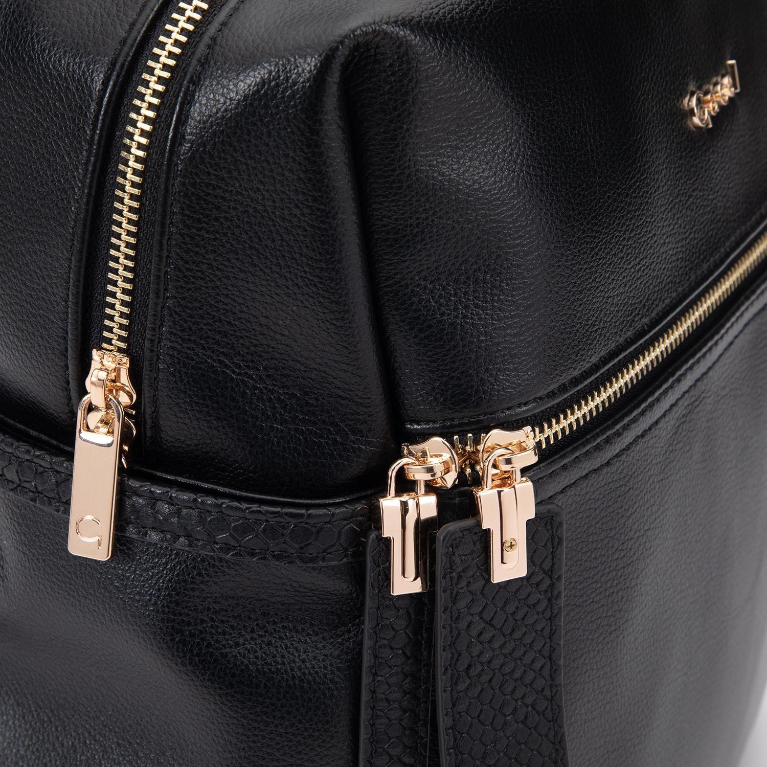 Mochila mujer Gacel negro grande-5