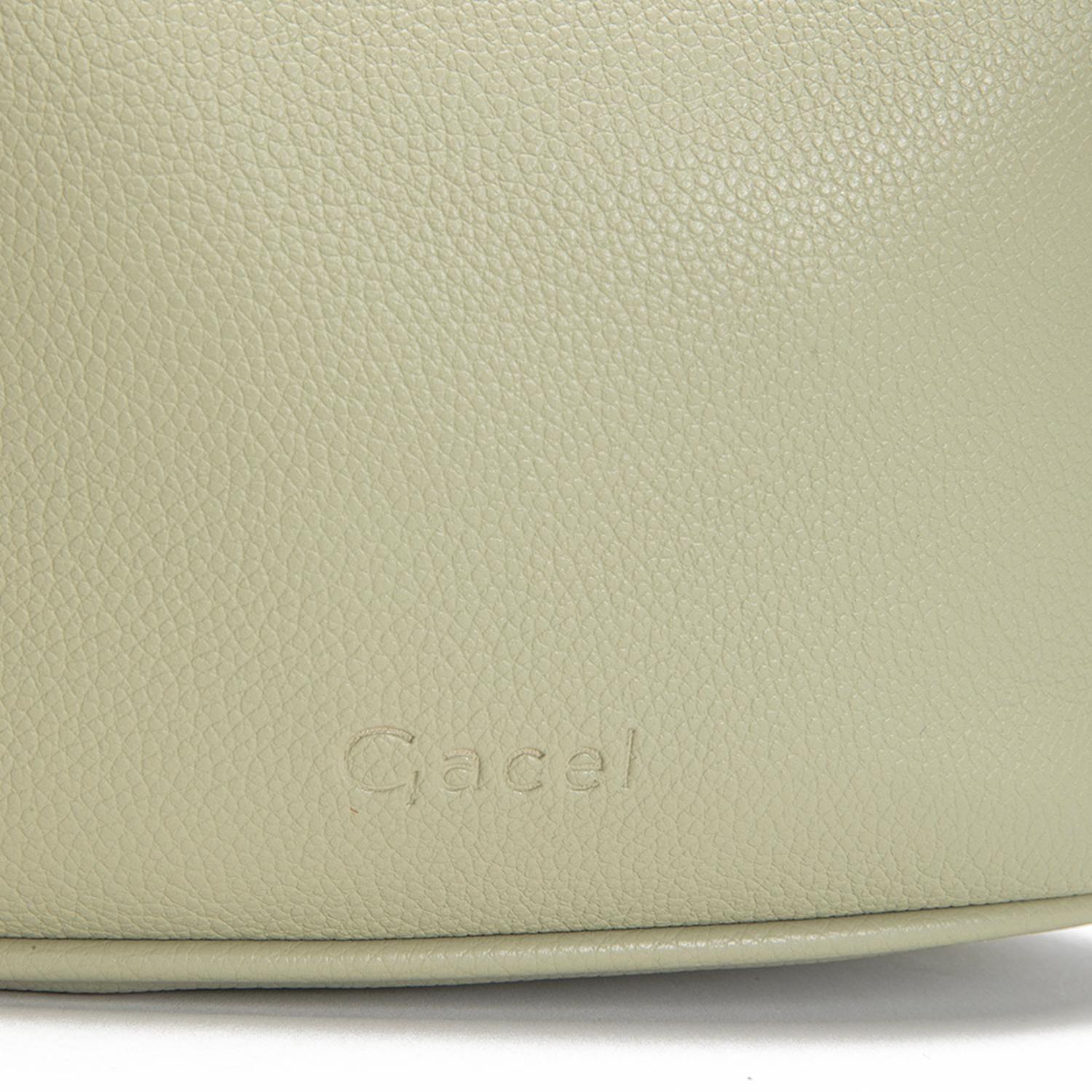Cartera mujer Gacel verde bandolera pequeña-6
