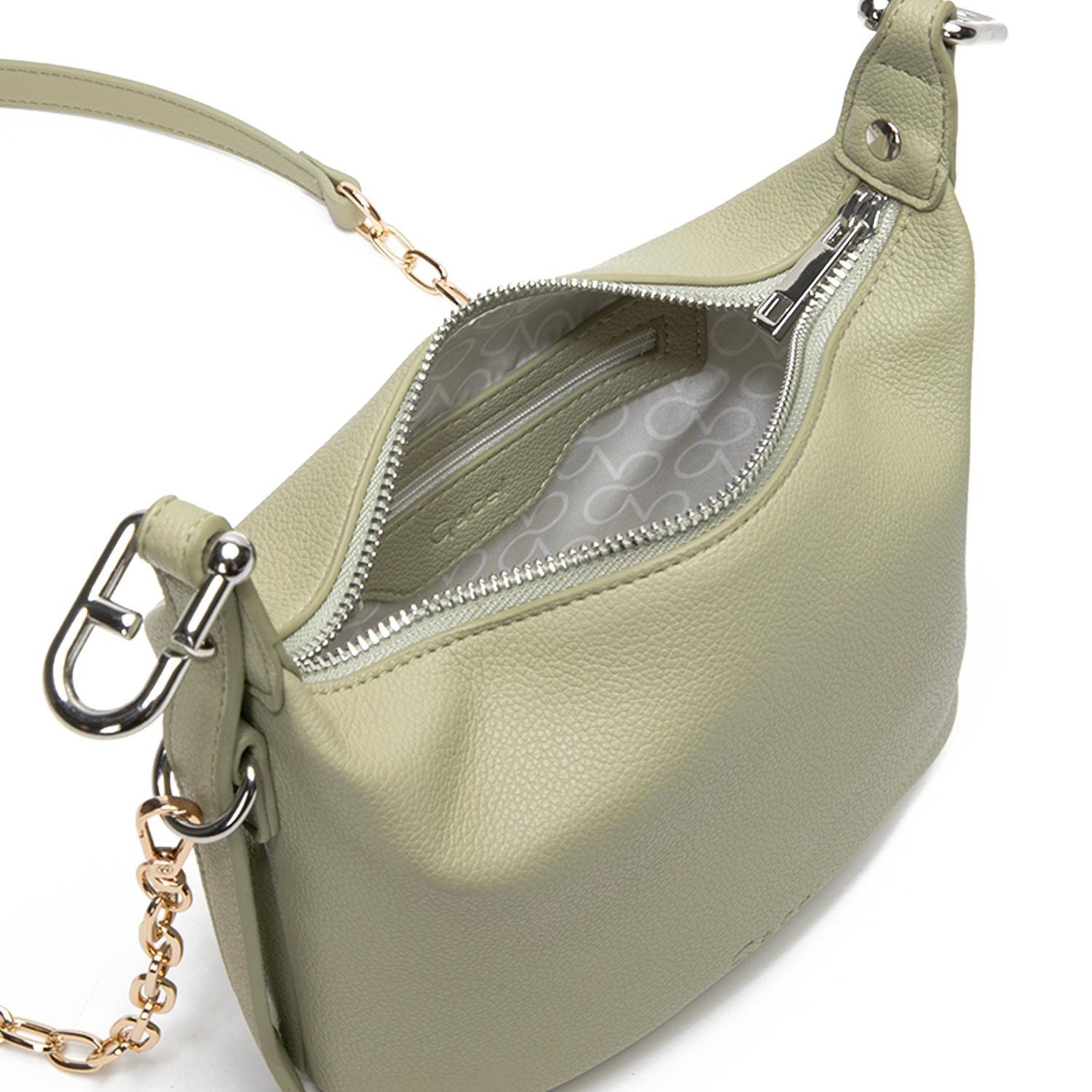 Cartera mujer Gacel verde bandolera pequeña-7