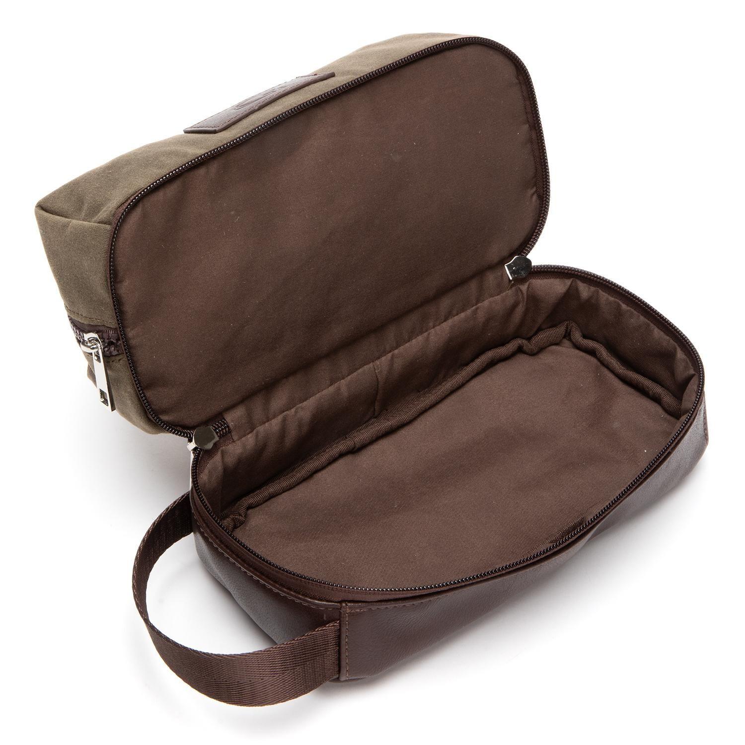 Neceser hombre Guante olivo viaje-5
