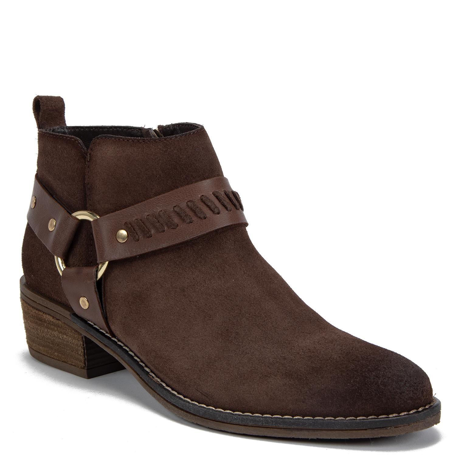 Bootie de cuero mujer Gacel chocolate Gina 0661227-2