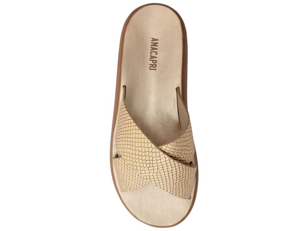 Sandalia de cuero mujer Anacapri dorado Bianca C3040400090041-4