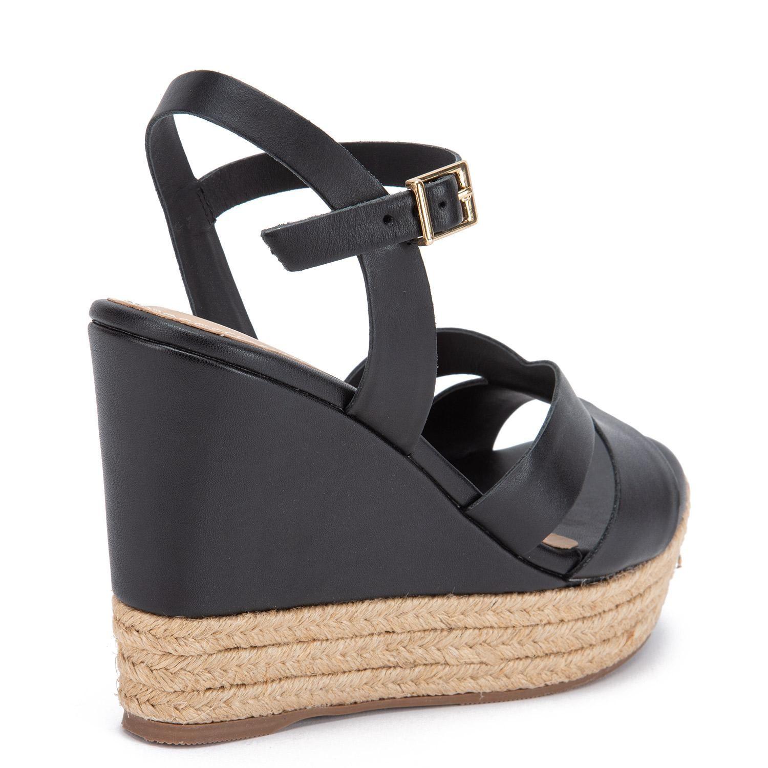 Sandalia de cuero mujer Gacel Negro Gilda-4