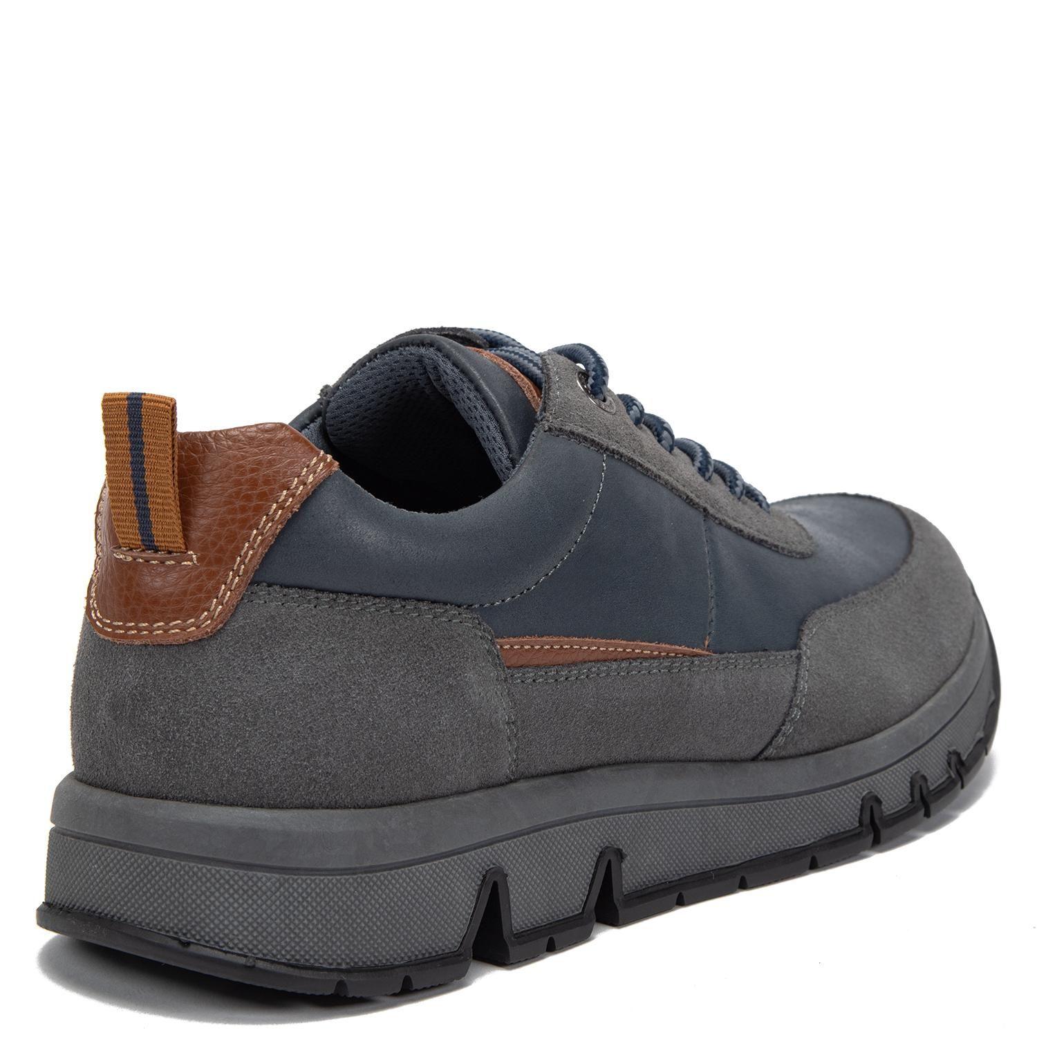 Zapatilla de cuero hombre Guante azul Rio-3