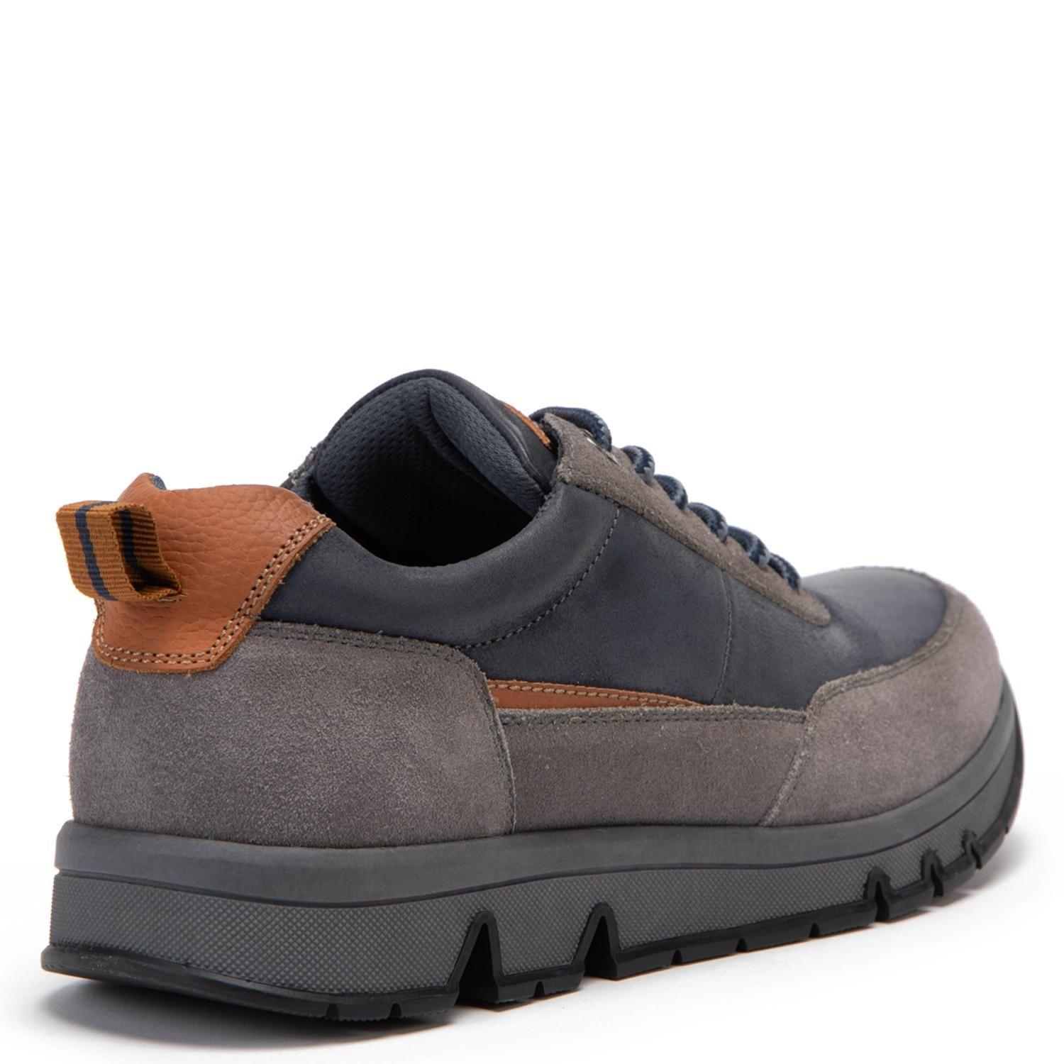 Zapatilla de cuero hombre Guante azul Rio-4