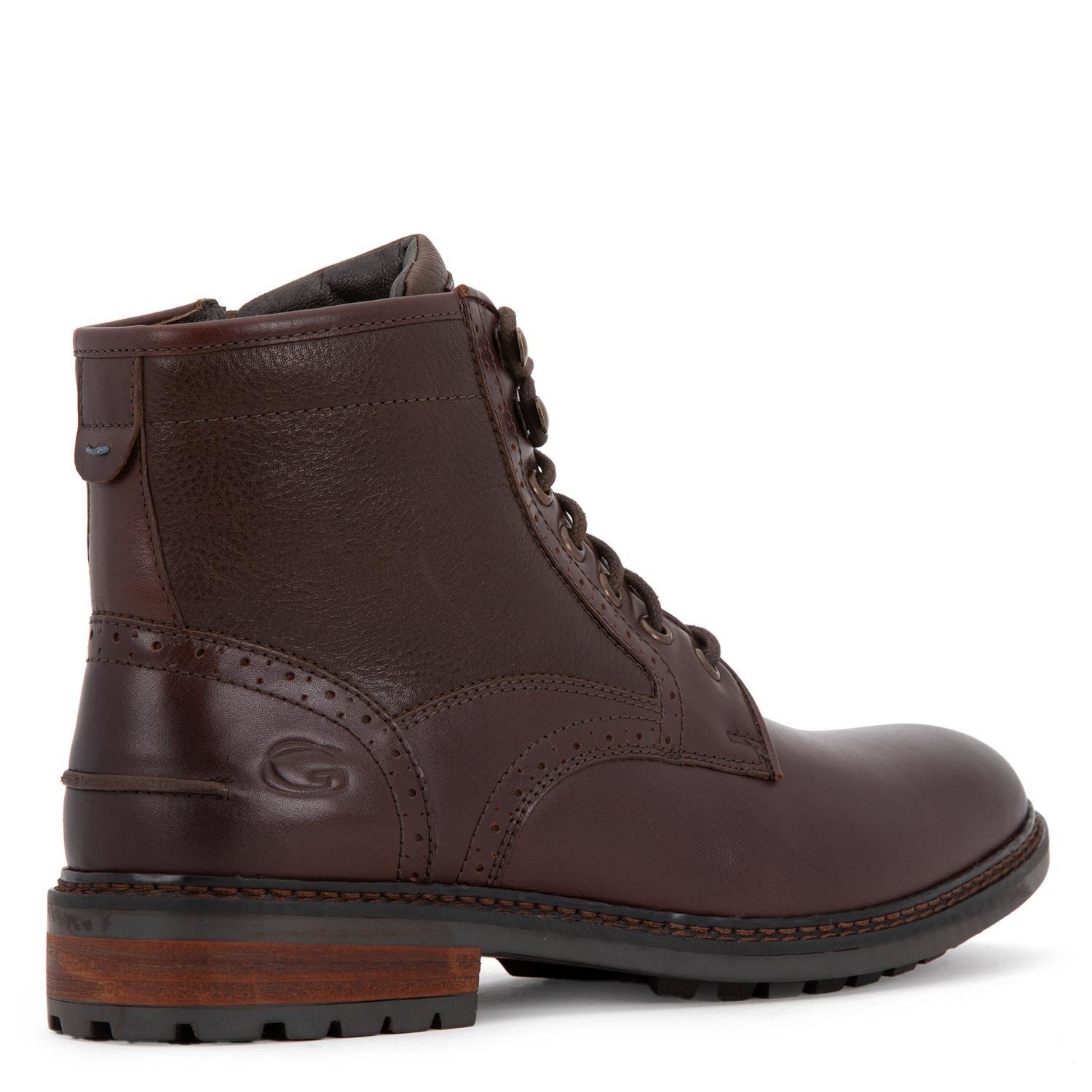 Botin de cuero hombre Guante marron Toulouse-3