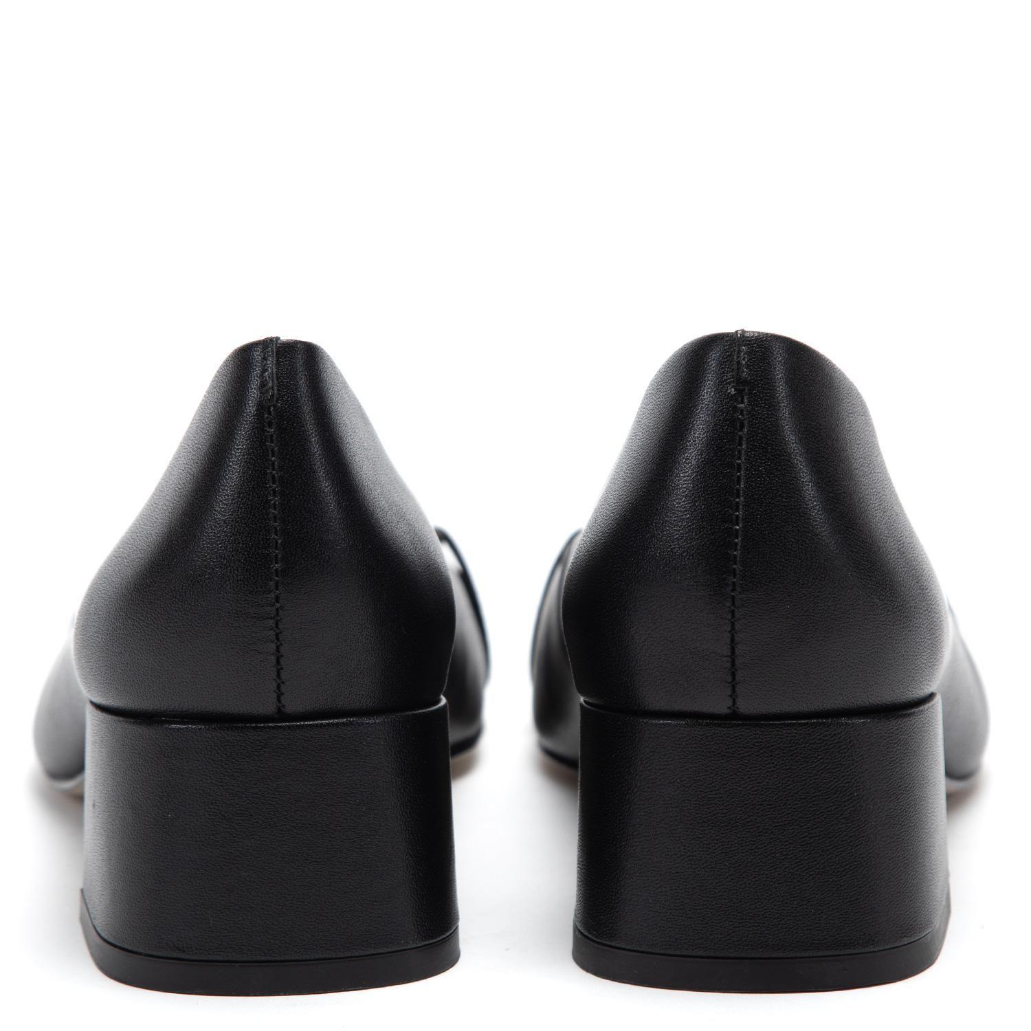 Zapato de cuero mujer Gacel negro Elli 0661200-4