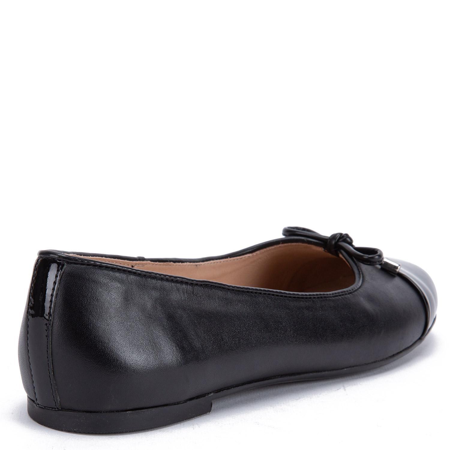 Ballerina de cuero mujer Gacel Negro Ikia 0660417-4