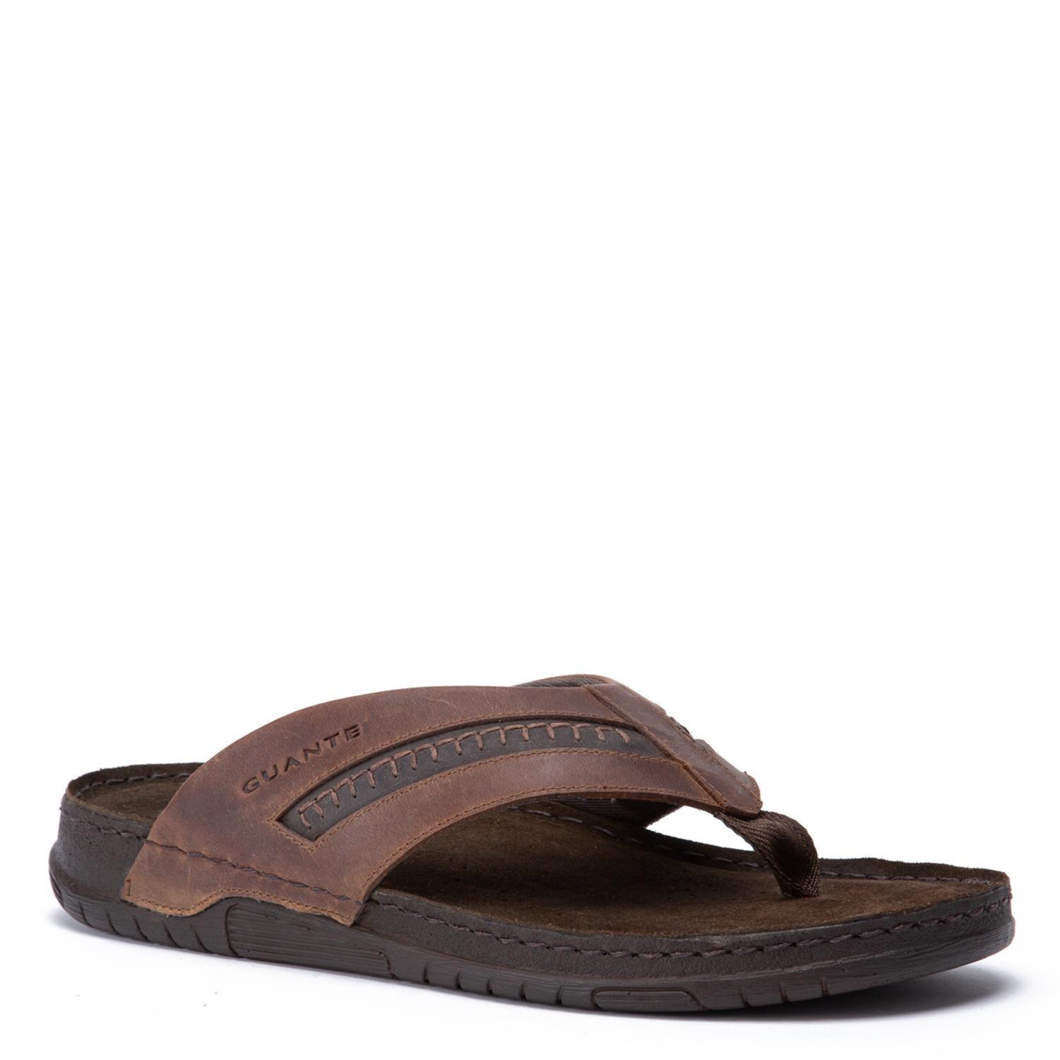 Sandalia de cuero hombre Guante Chocolate Bondi 0035865-2