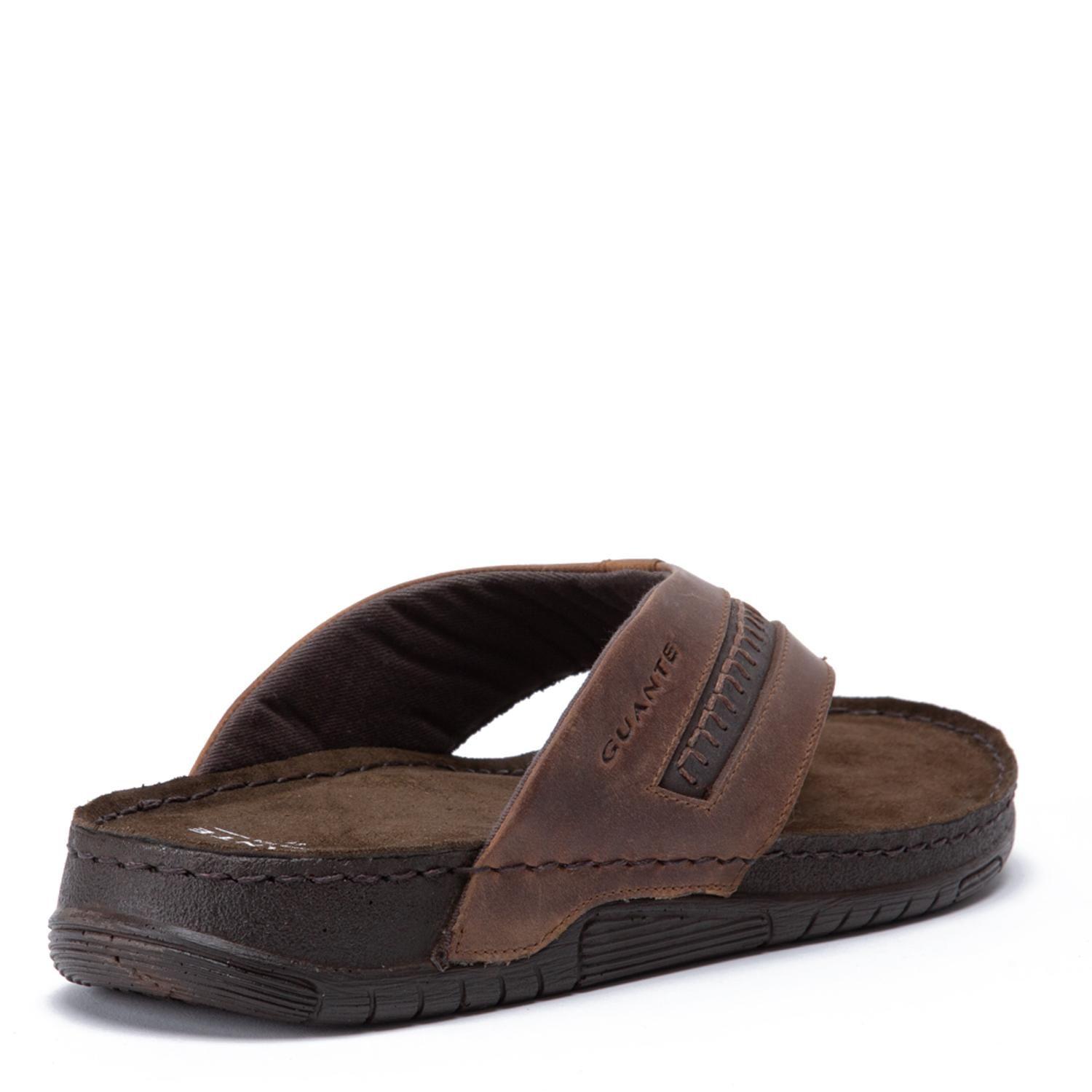 Sandalia de cuero hombre Guante Chocolate Bondi 0035865-4