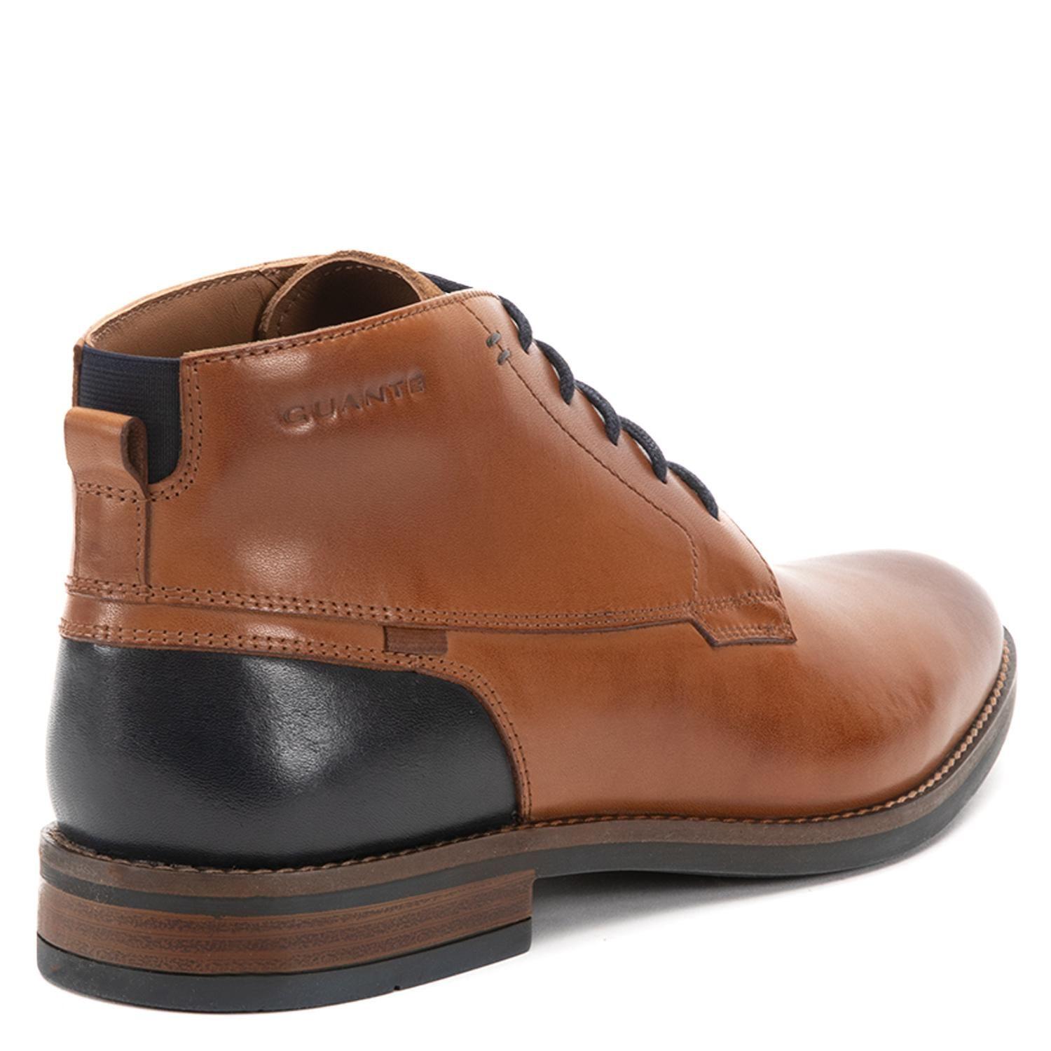 Botin de cuero hombre Guante camel Task 0036223-4