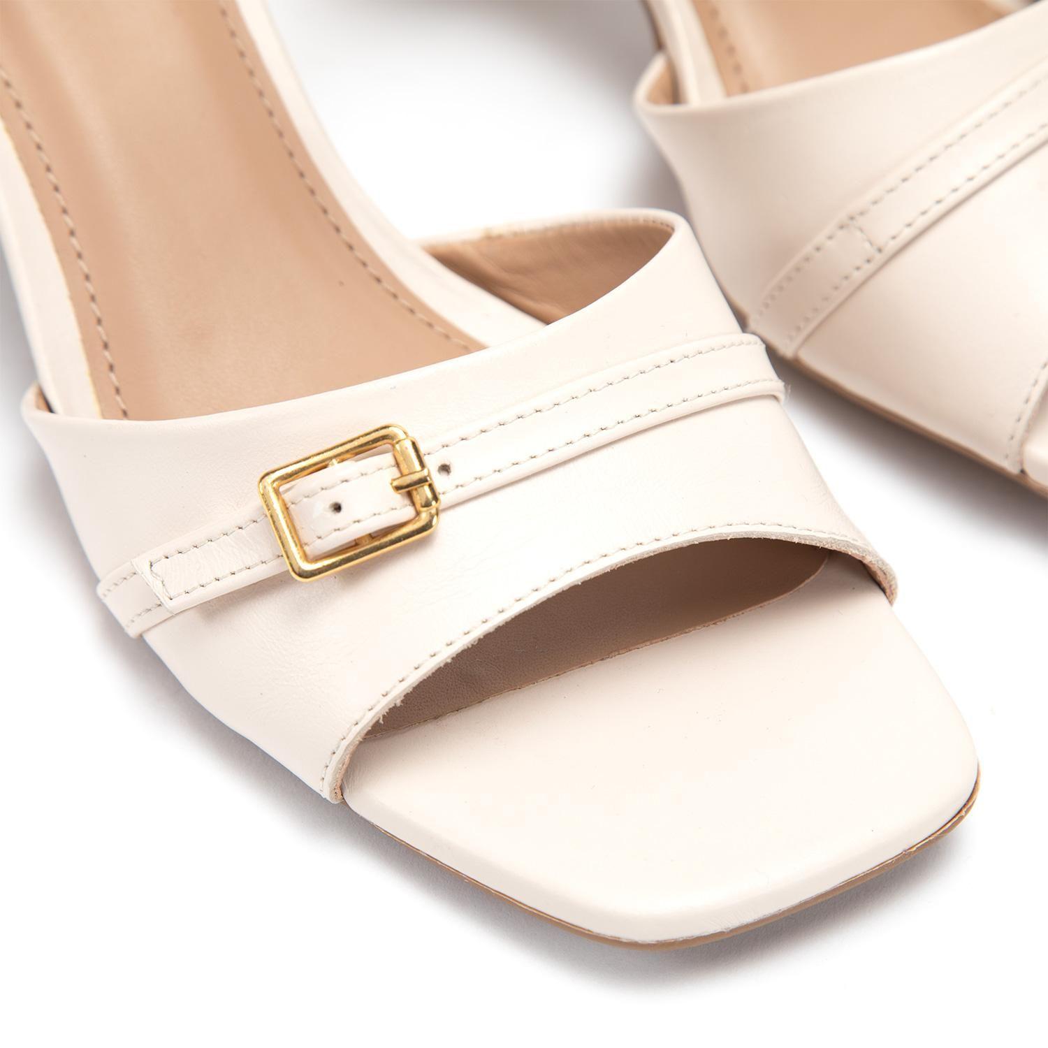 Sandalia de cuero mujer Gacel crudo Ginger-4
