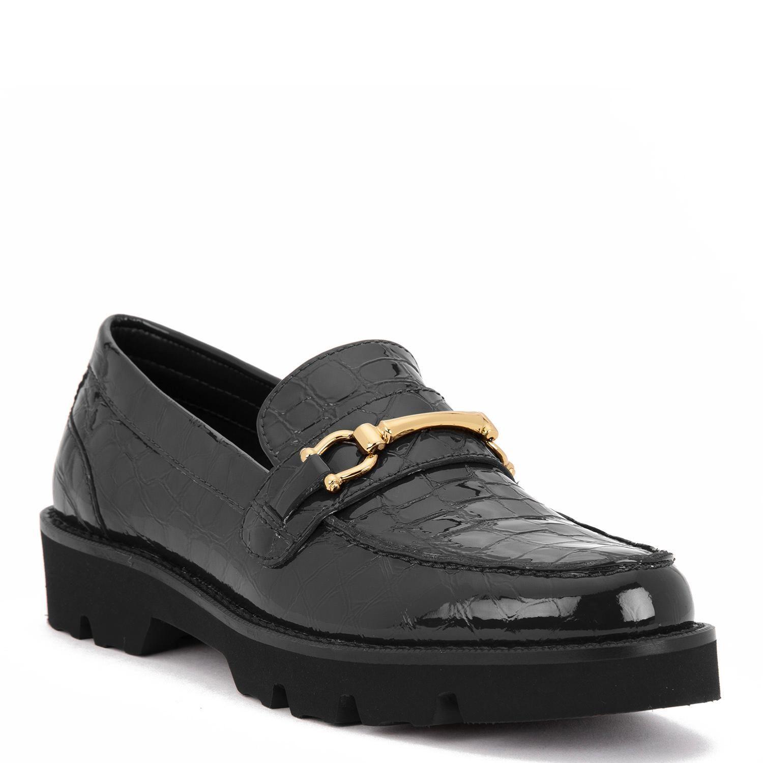 Mocasin de cuero mujer Gacel negro Morgan 0660019-4