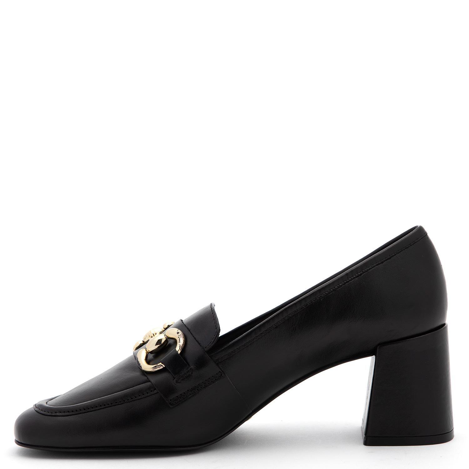Zapato de cuero mujer Gacel negro Aubrey 0661125-2