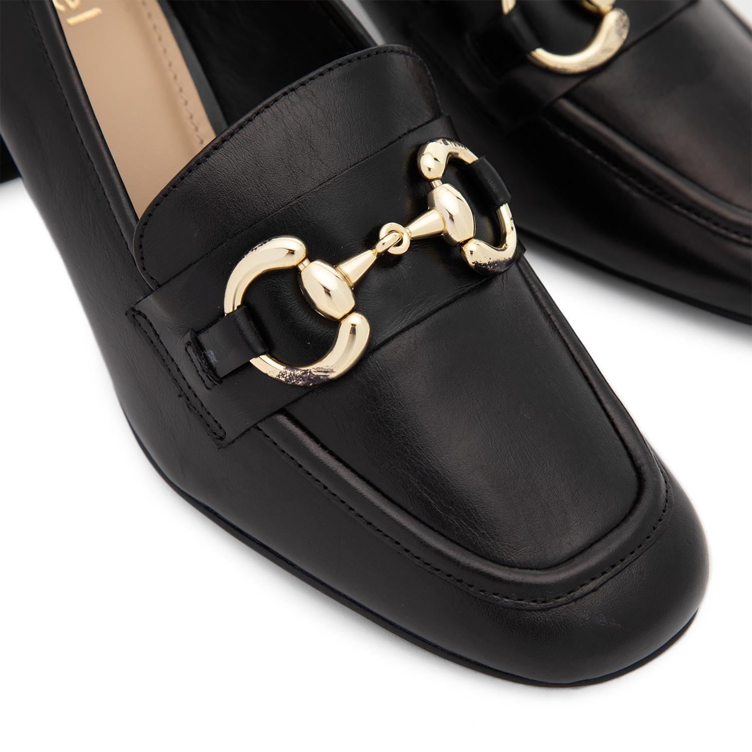 Zapato de cuero mujer Gacel negro Aubrey 0661125-5