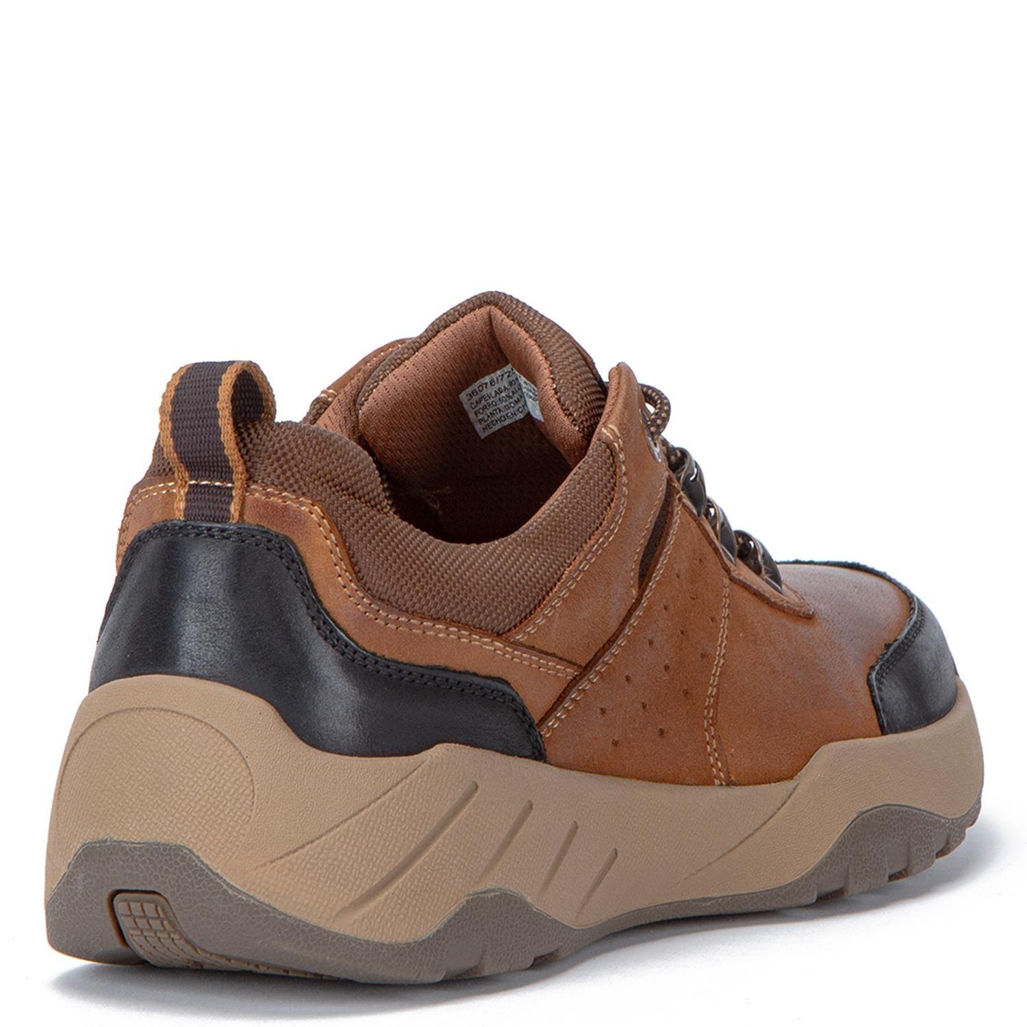 Zapato de cuero hombre Guante camel Agra-4