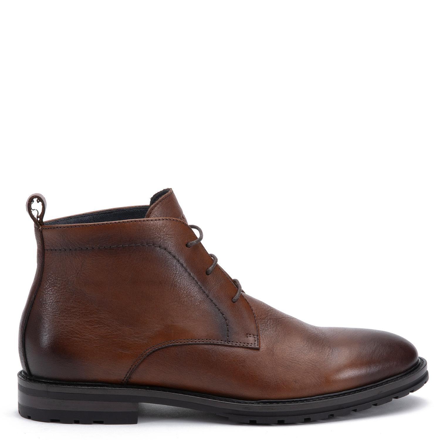 Botin de cuero hombre Guante brandy Soller 0036235-0