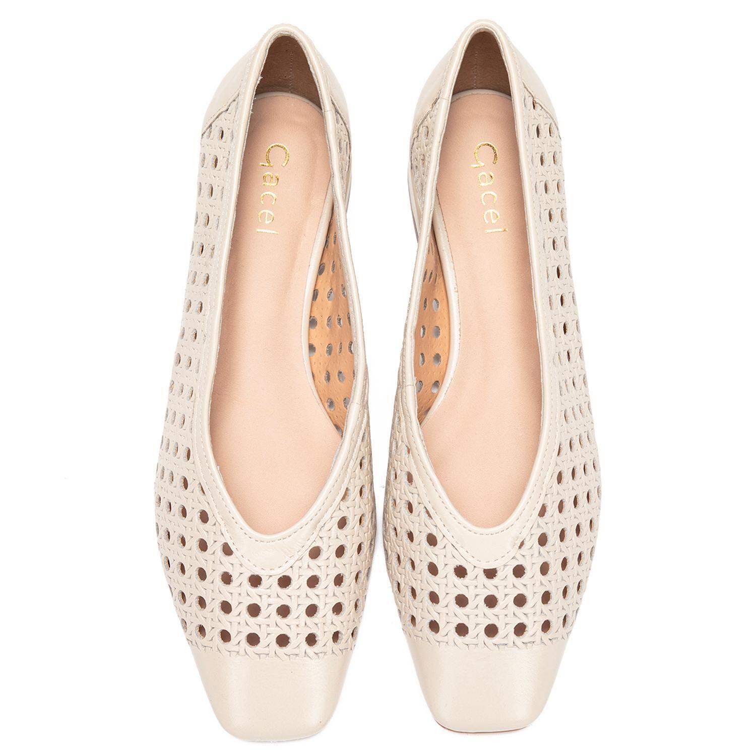 Zapato de cuero mujer Gacel crudo Andre-3
