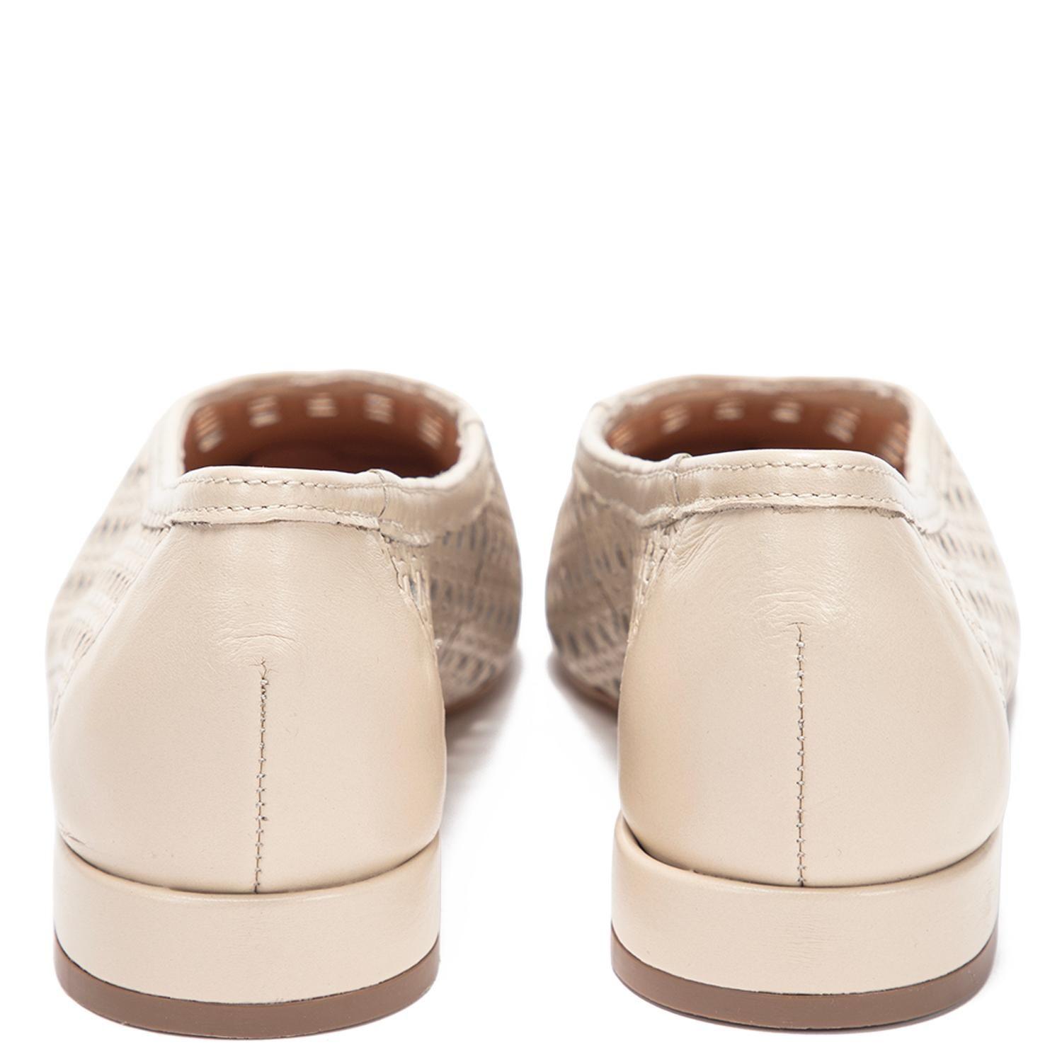 Zapato de cuero mujer Gacel crudo Andre-4