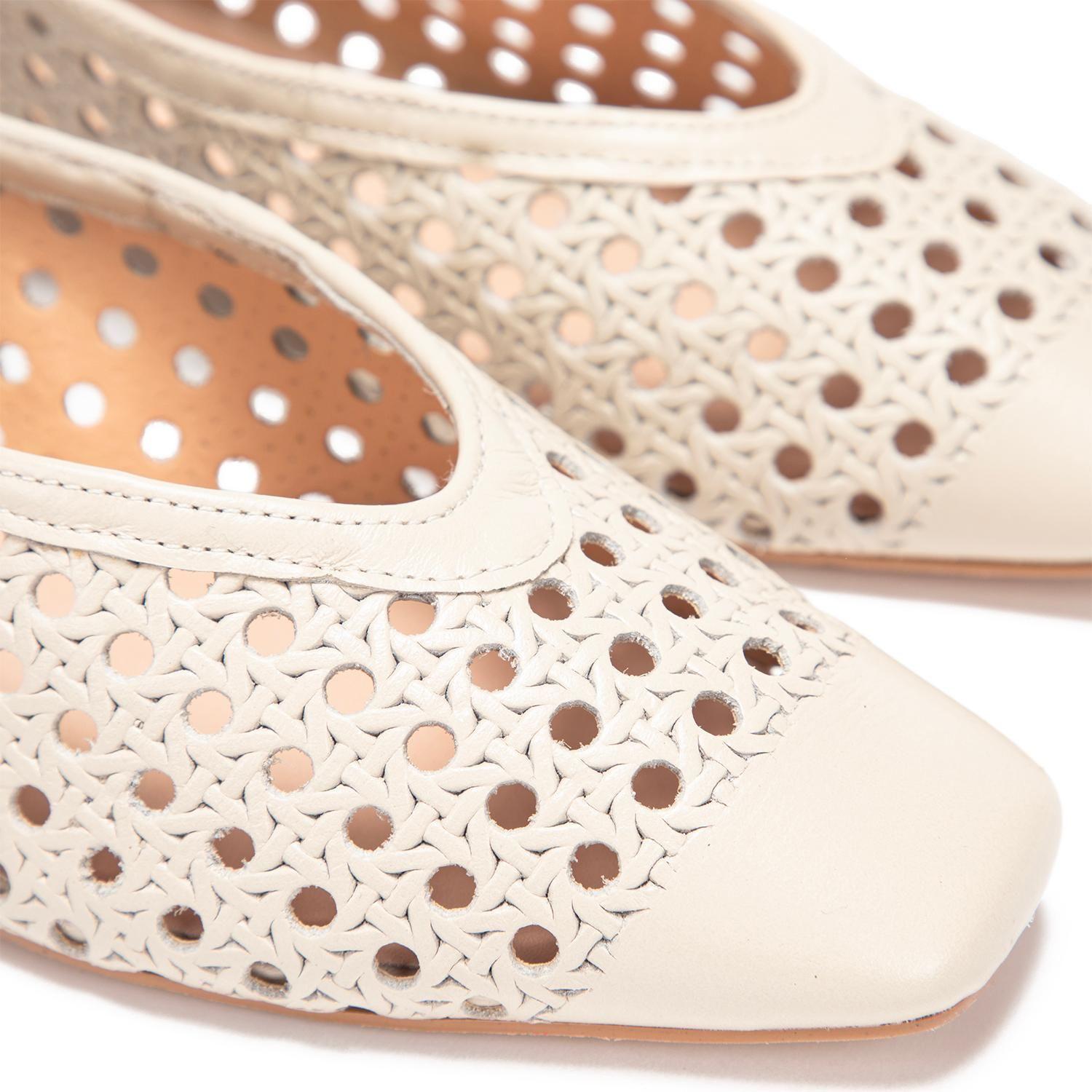 Zapato de cuero mujer Gacel crudo Andre-5