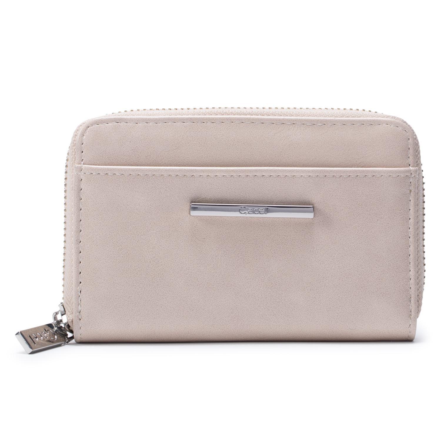 Billetera mujer Gacel off white mediana-0