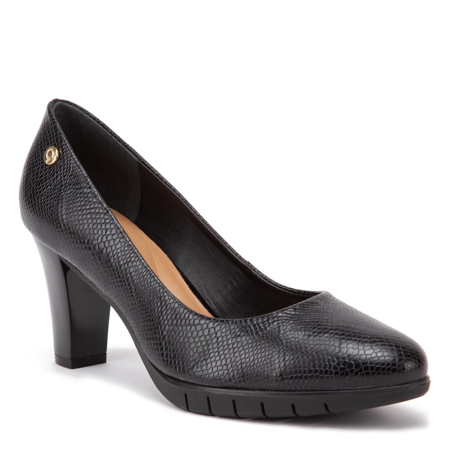Zapato de cuero mujer Gacel Negro Catrina 0660338-2