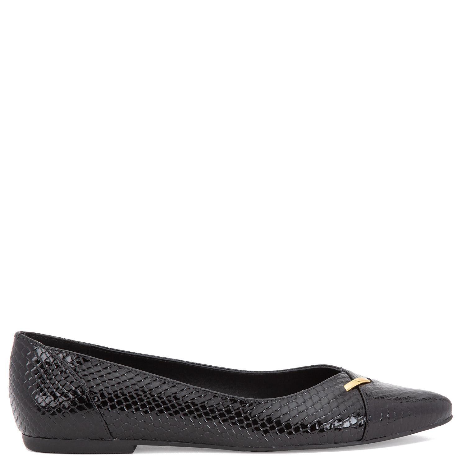 Ballerina de cuero mujer Gacel Negro Kim 0659955-0