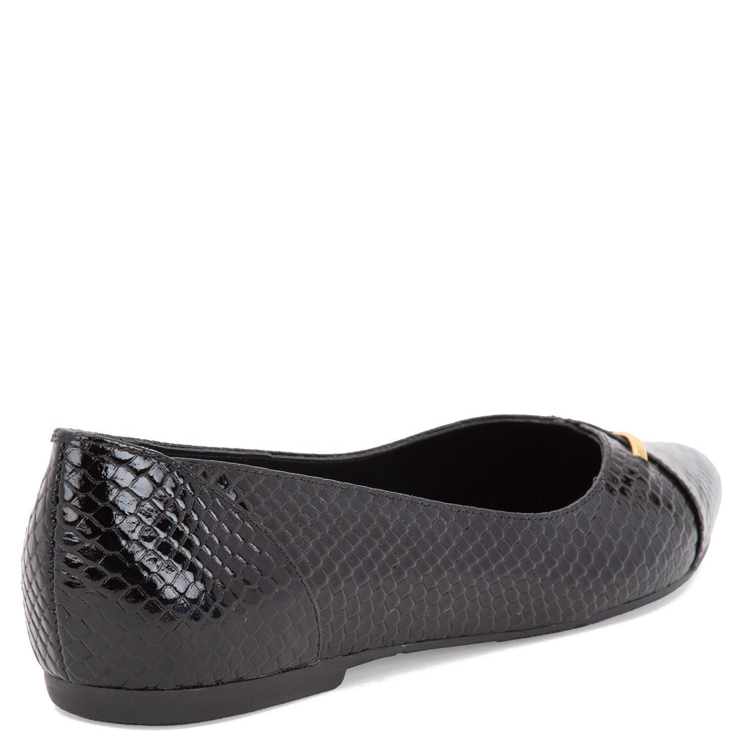Ballerina de cuero mujer Gacel Negro Kim 0659955-2