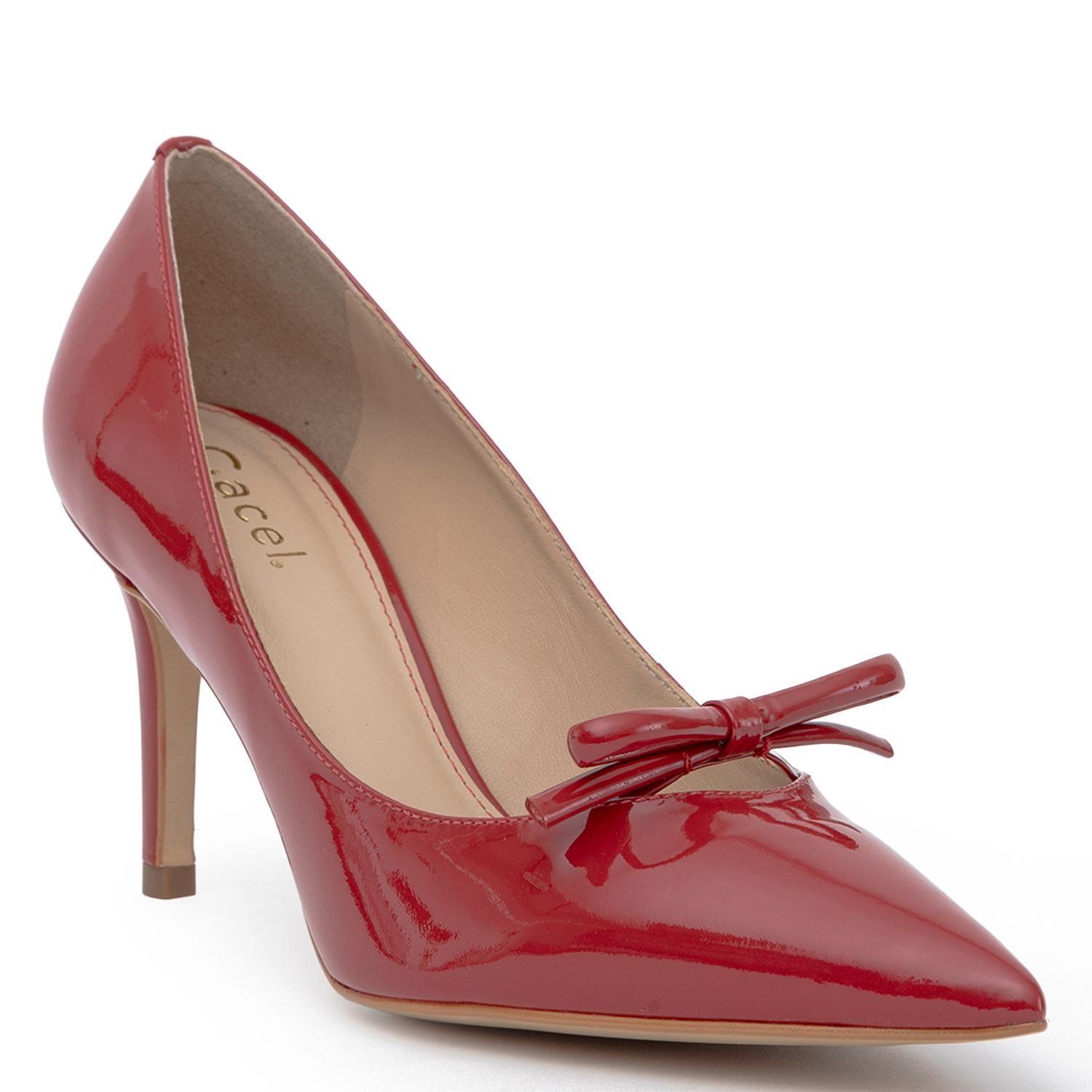Zapato de cuero mujer Gacel rojo Monica 0660920-2