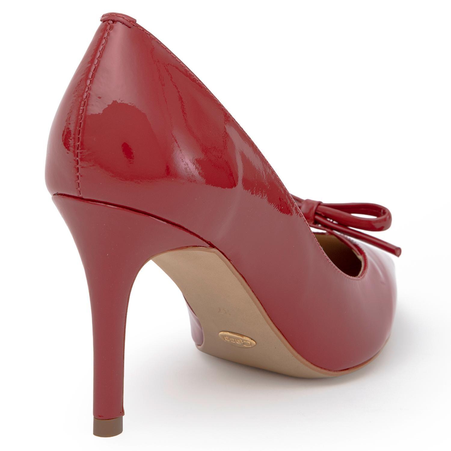 Zapato de cuero mujer Gacel rojo Monica 0660920-4