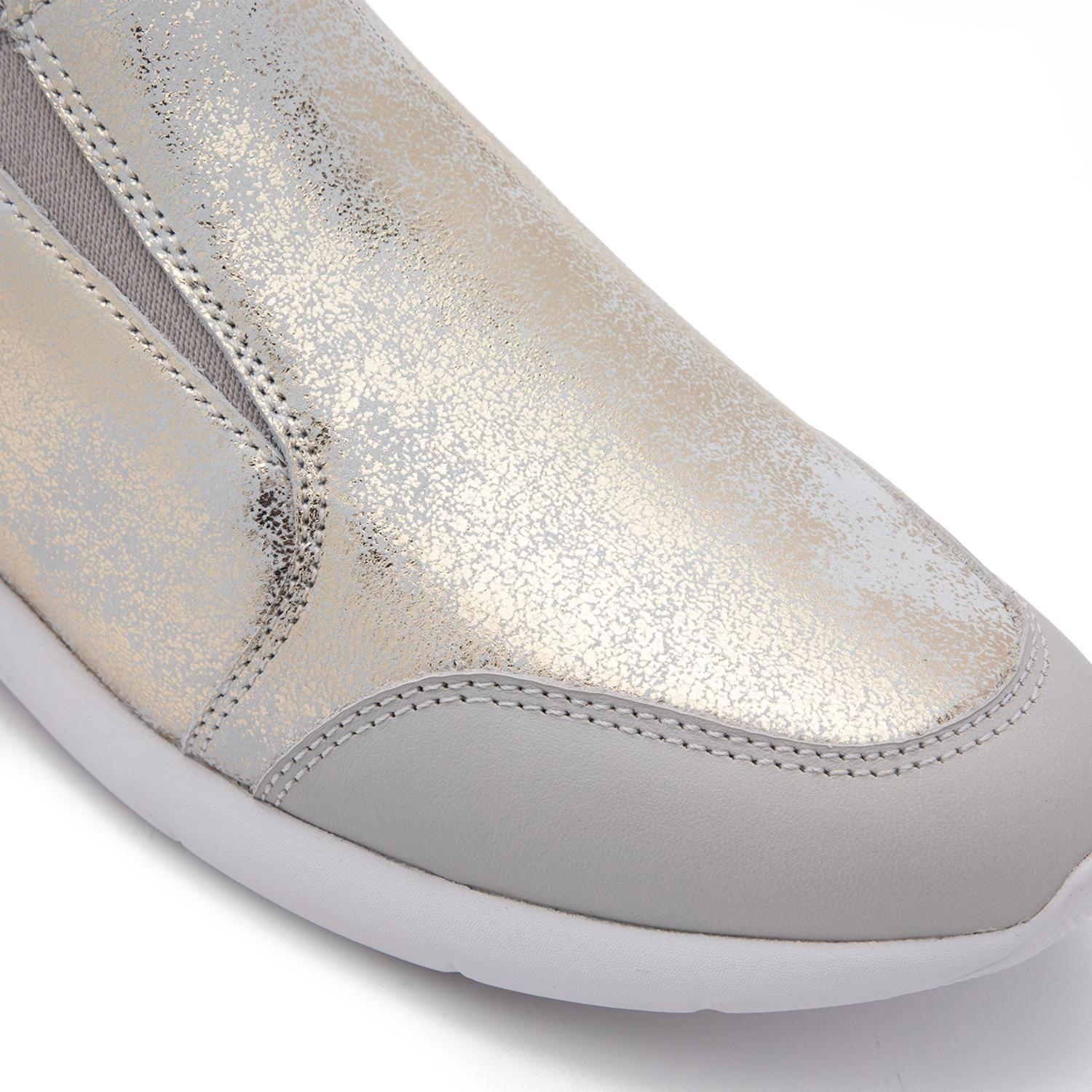 Zapatilla de cuero mujer Gacel dorado Steffy 0661442-5
