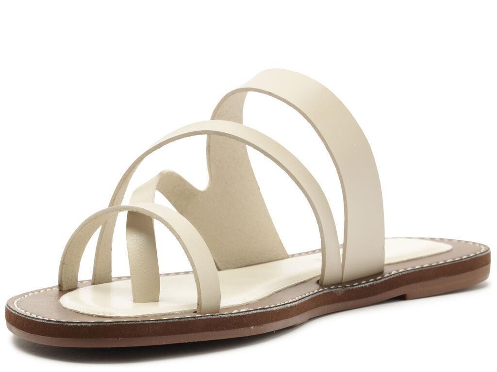 Sandalia de cuero mujer Anacapri Millie Blanco-3