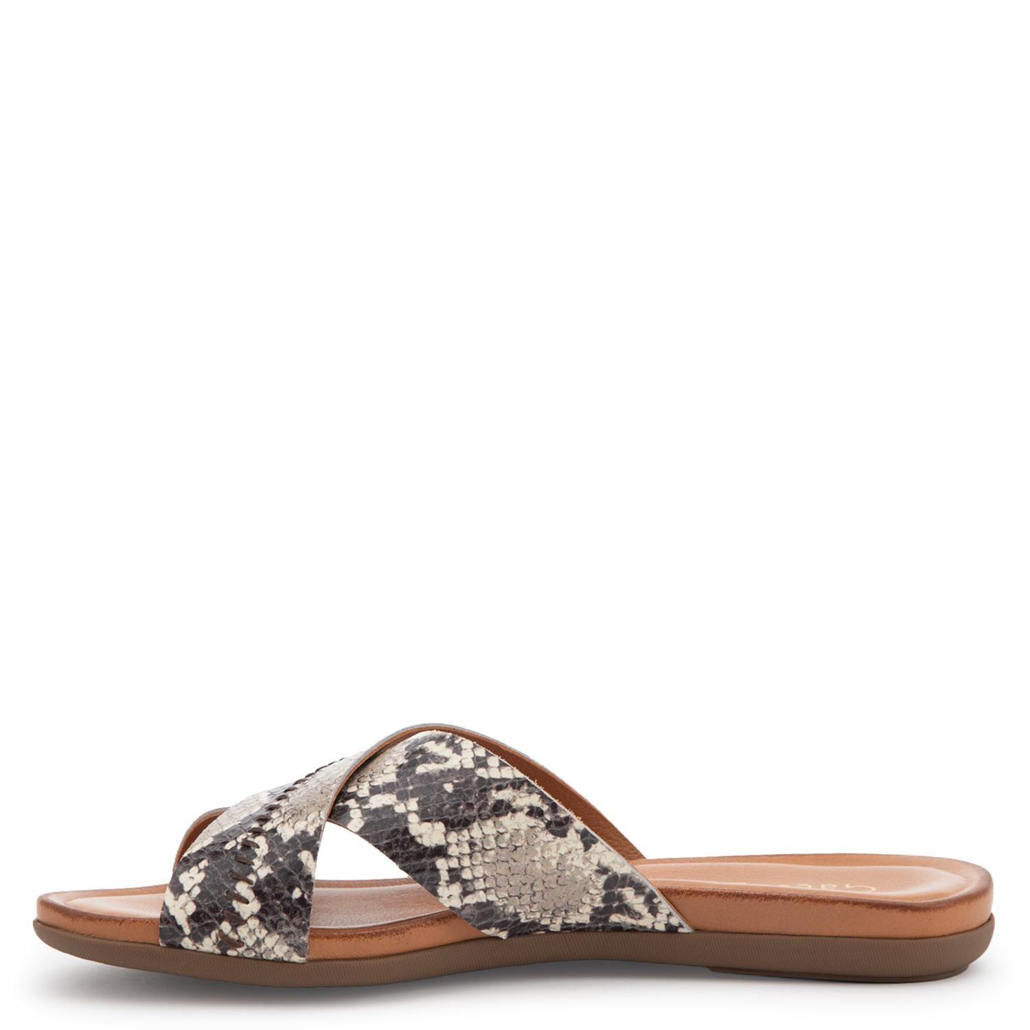 Sandalia de cuero mujer Gacel animal print Fi-2
