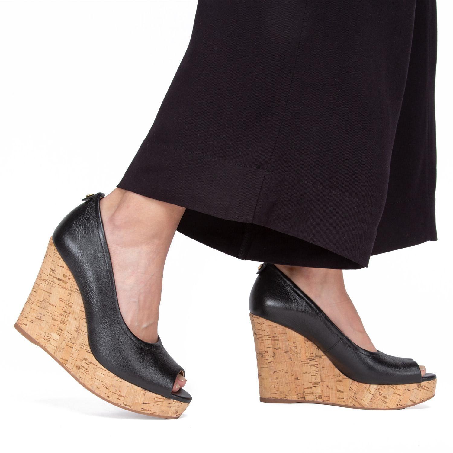 Zapato de cuero mujer Gacel Negro Pippa-1