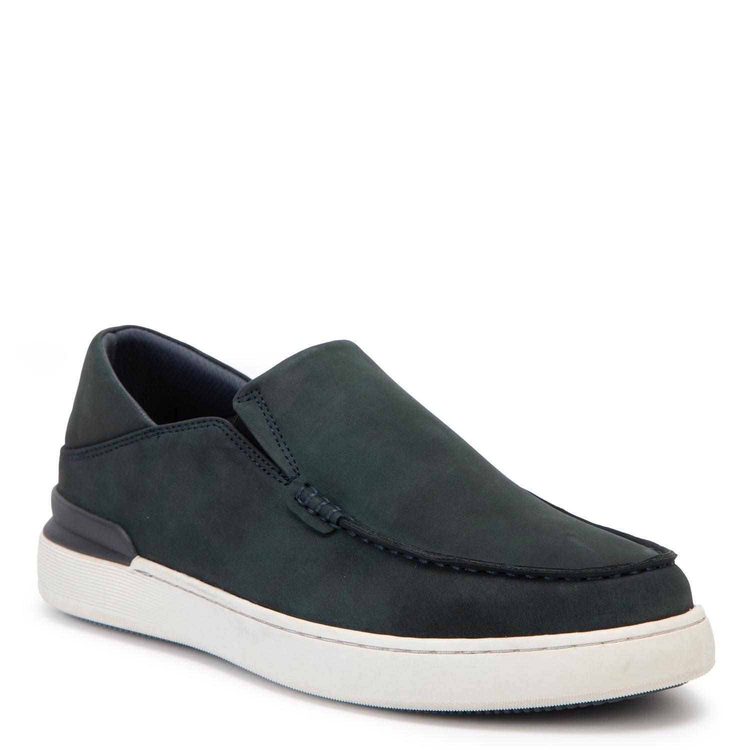 Zapatilla de cuero hombre Guante azul Broome-2
