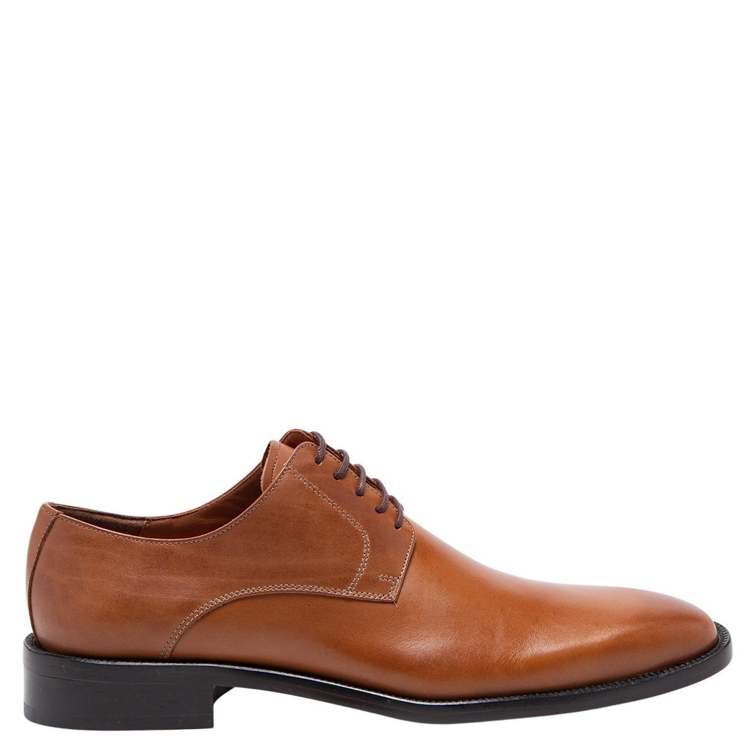Zapato de cuero hombre Guante camel Suela 0034262-0