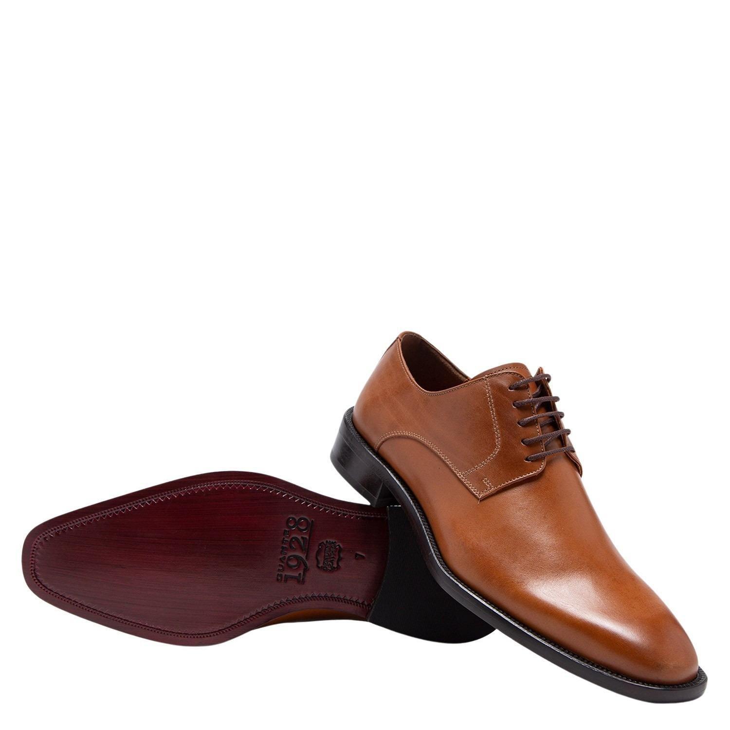 Zapato de cuero hombre Guante camel Suela 0034262-3