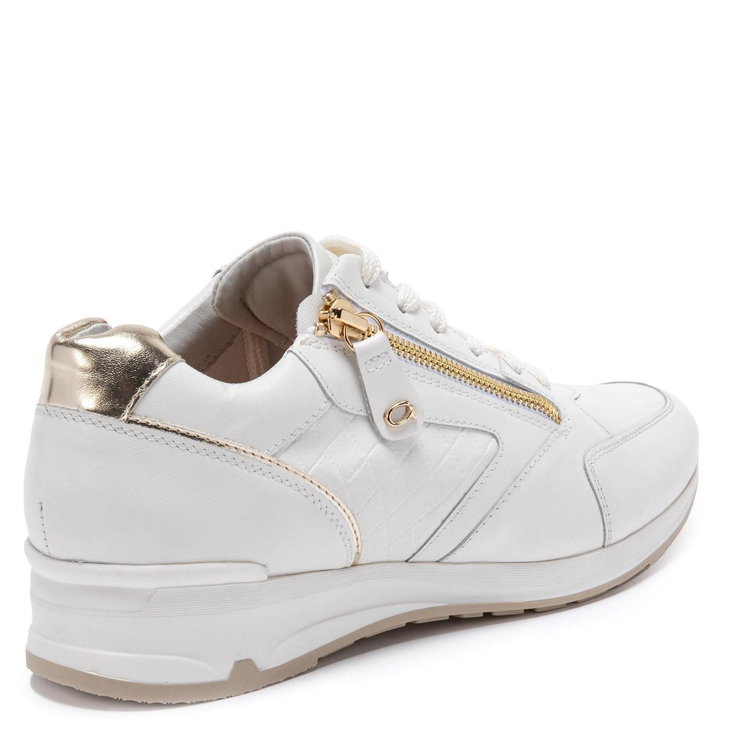 Zapatilla de cuero mujer Gacel Blanco Venus 0659394-4