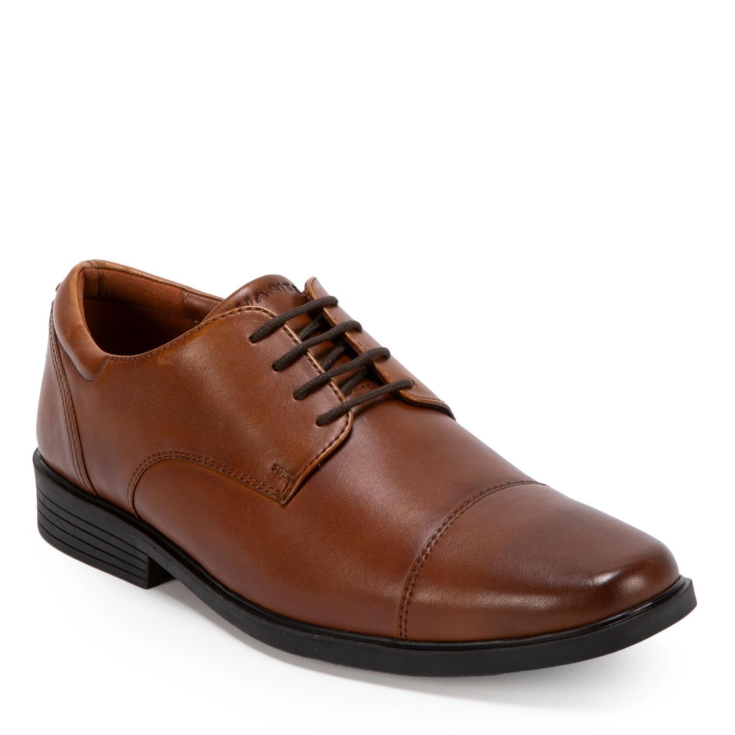 Zapato de cuero hombre Guante dark camel Liguria-2