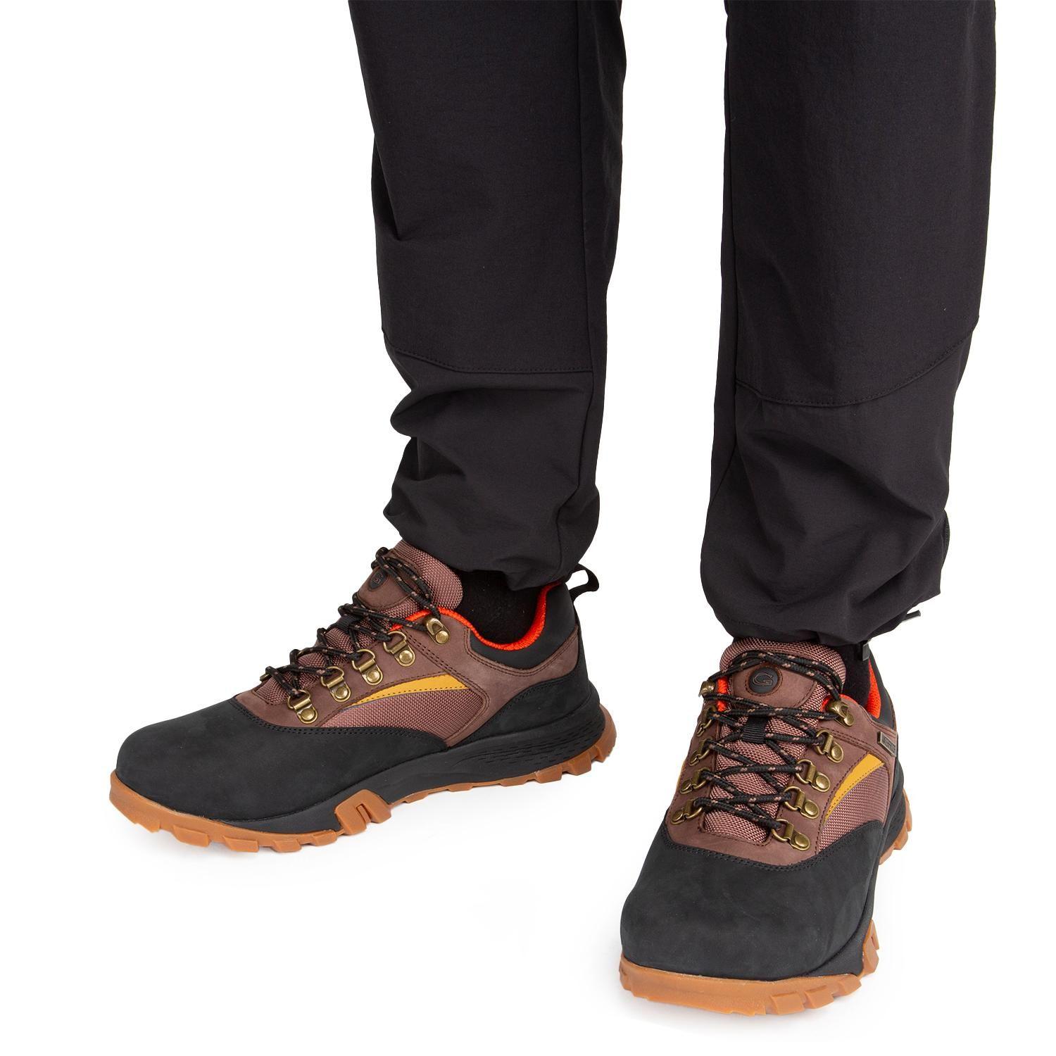 Zapatilla Outdoor de cuero hombre Guante negro Parinacota-1