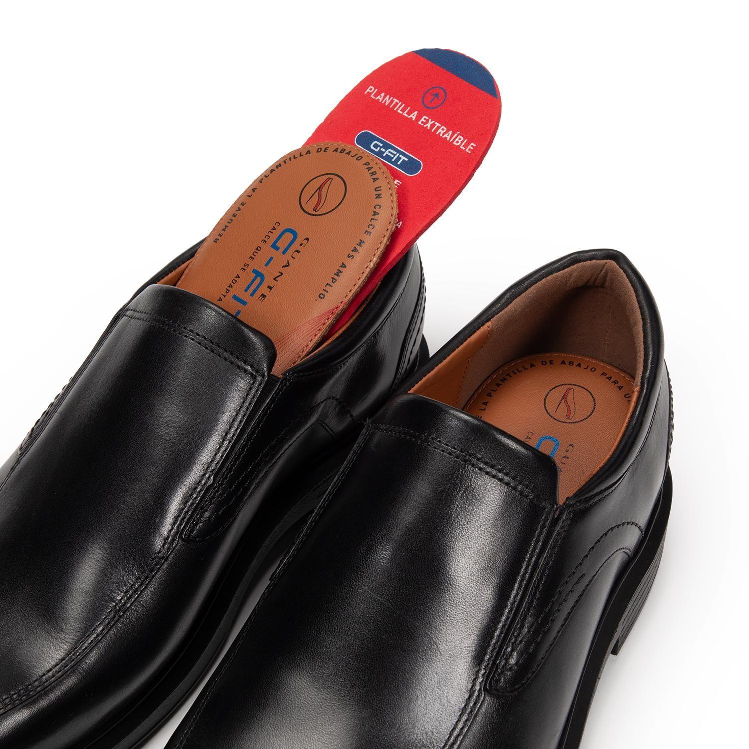 Zapato de cuero hombre Guante negro Cardiff-6