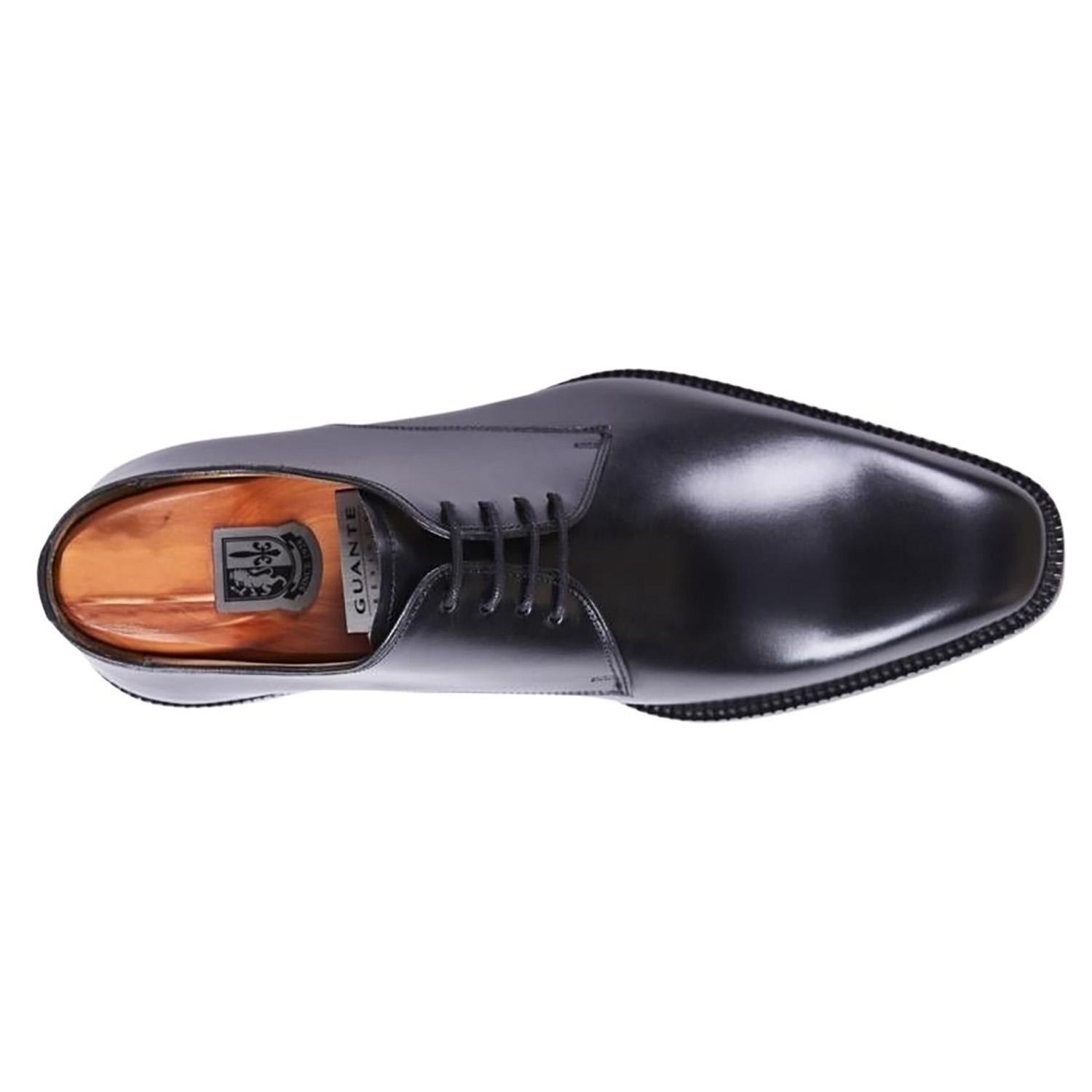 Zapato de cuero hombre Guante negro Suela President-4