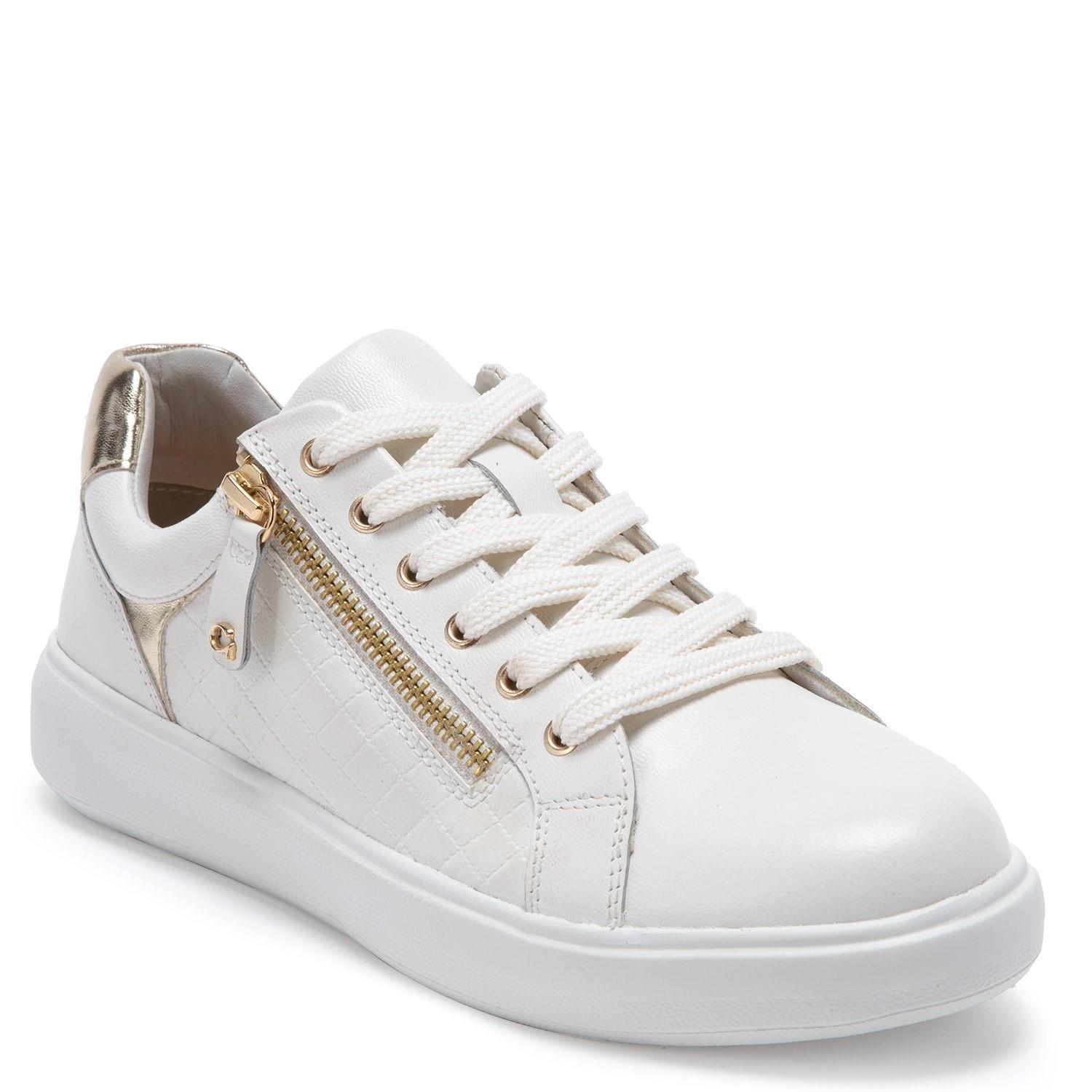 Zapatilla de cuero mujer Gacel Blanco Rosalia 0659375-2