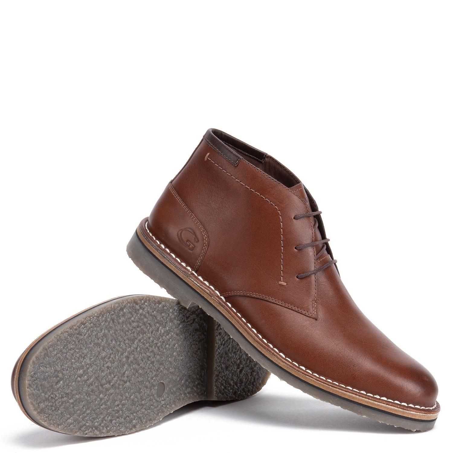 Botin de cuero hombre Guante chocolate Murcia-3