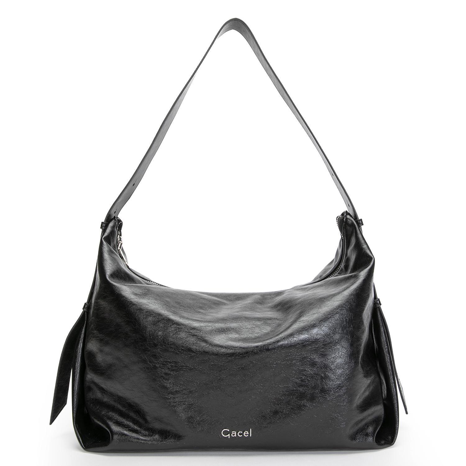 Cartera mujer Gacel negro oval-0