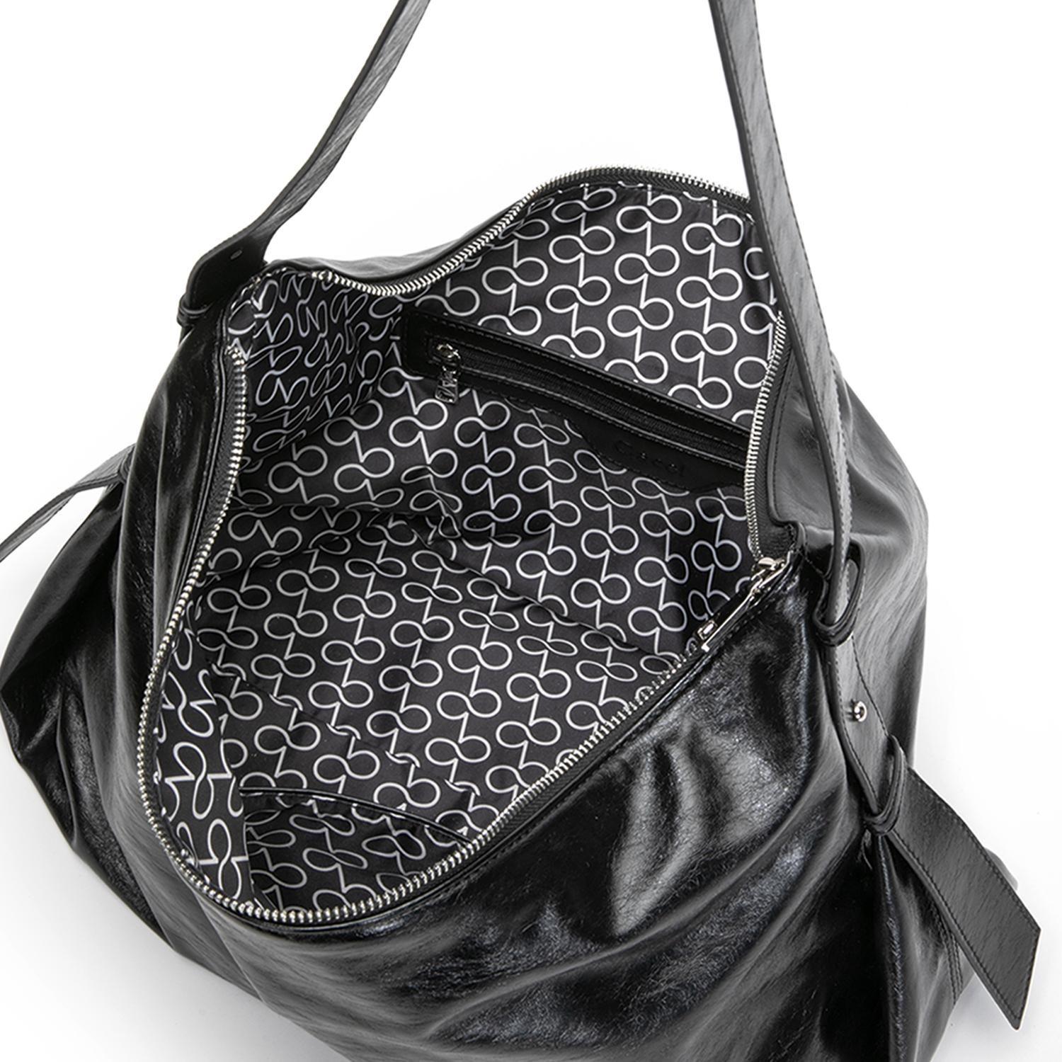Cartera mujer Gacel negro oval-7