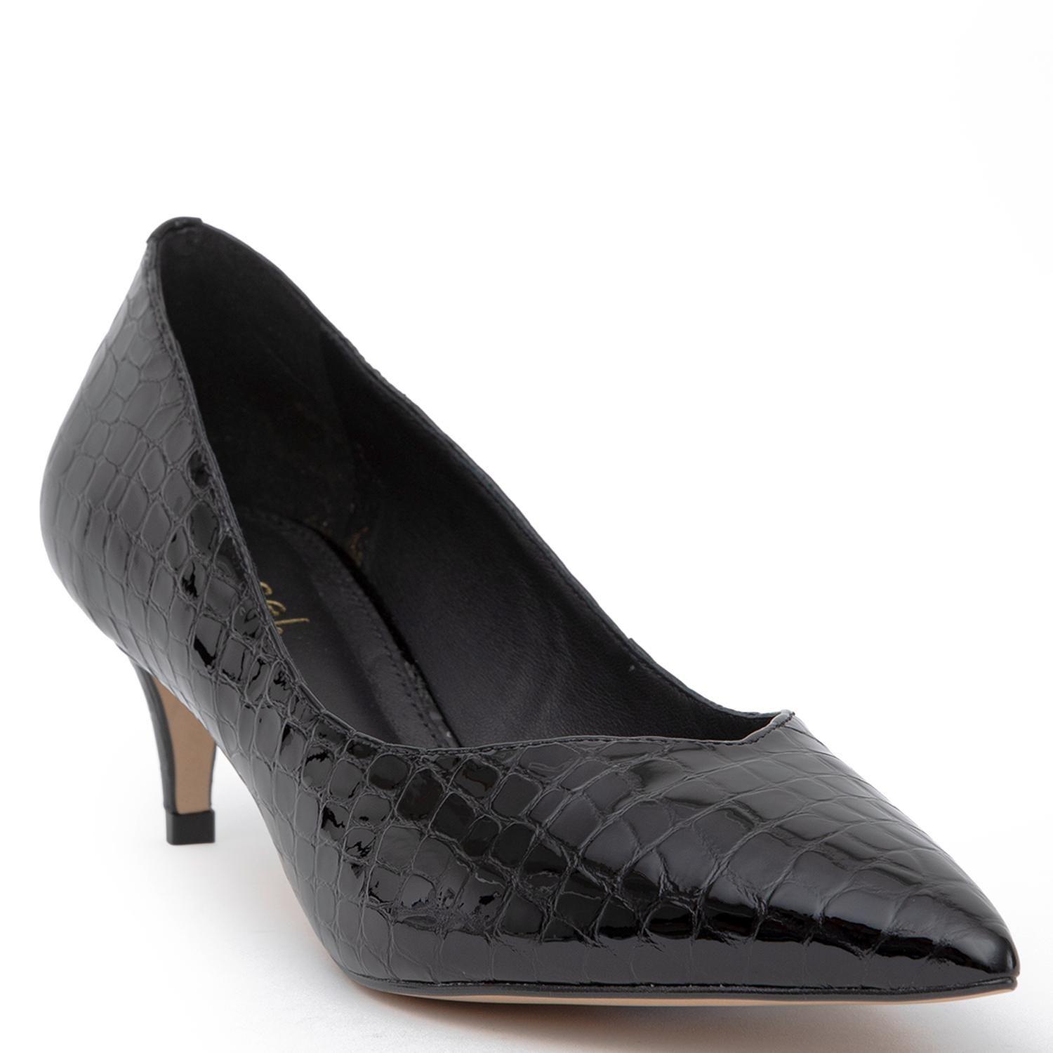Zapato de cuero mujer Gacel negro Dan-2