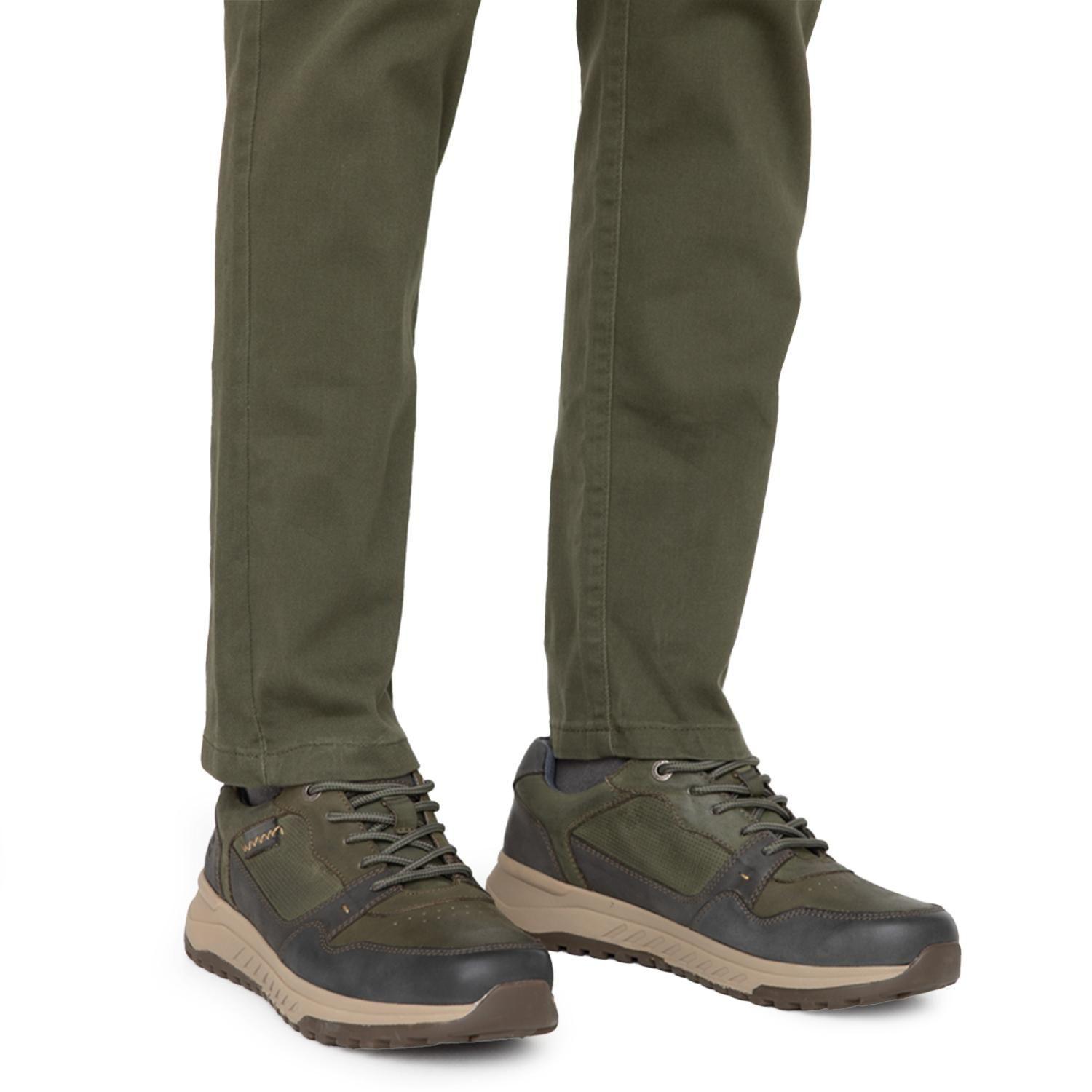 Zapato de cuero hombre Guante verde Nairobi-1