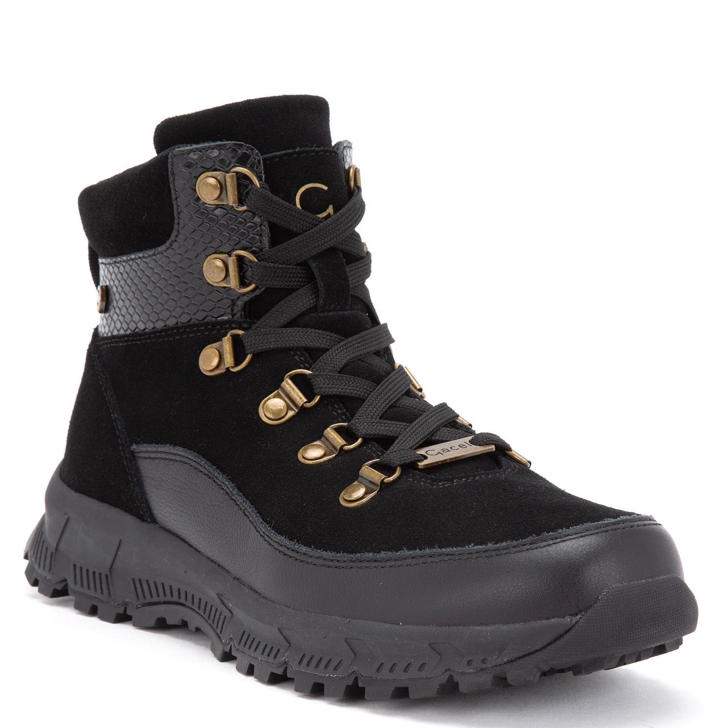 Botin de cuero mujer Gacel negro Loa 0659973-4